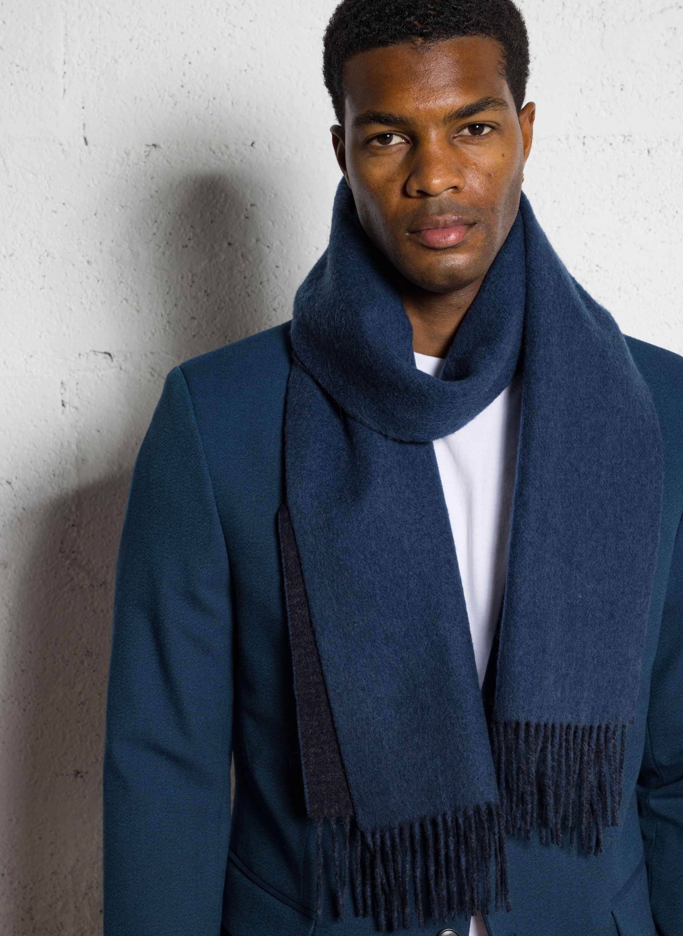 Echarpe à carreaux en laine mélangée IKKS