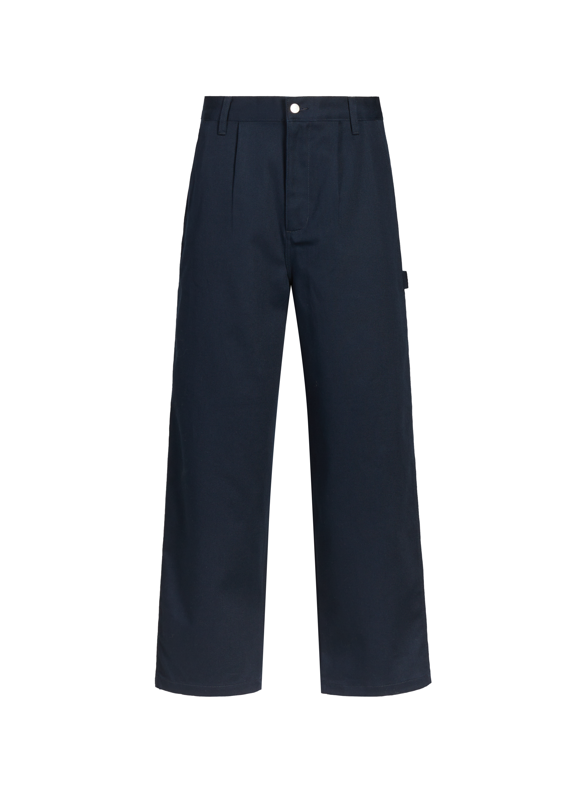 Straight cotton trousers CARHARTT WIP Blue