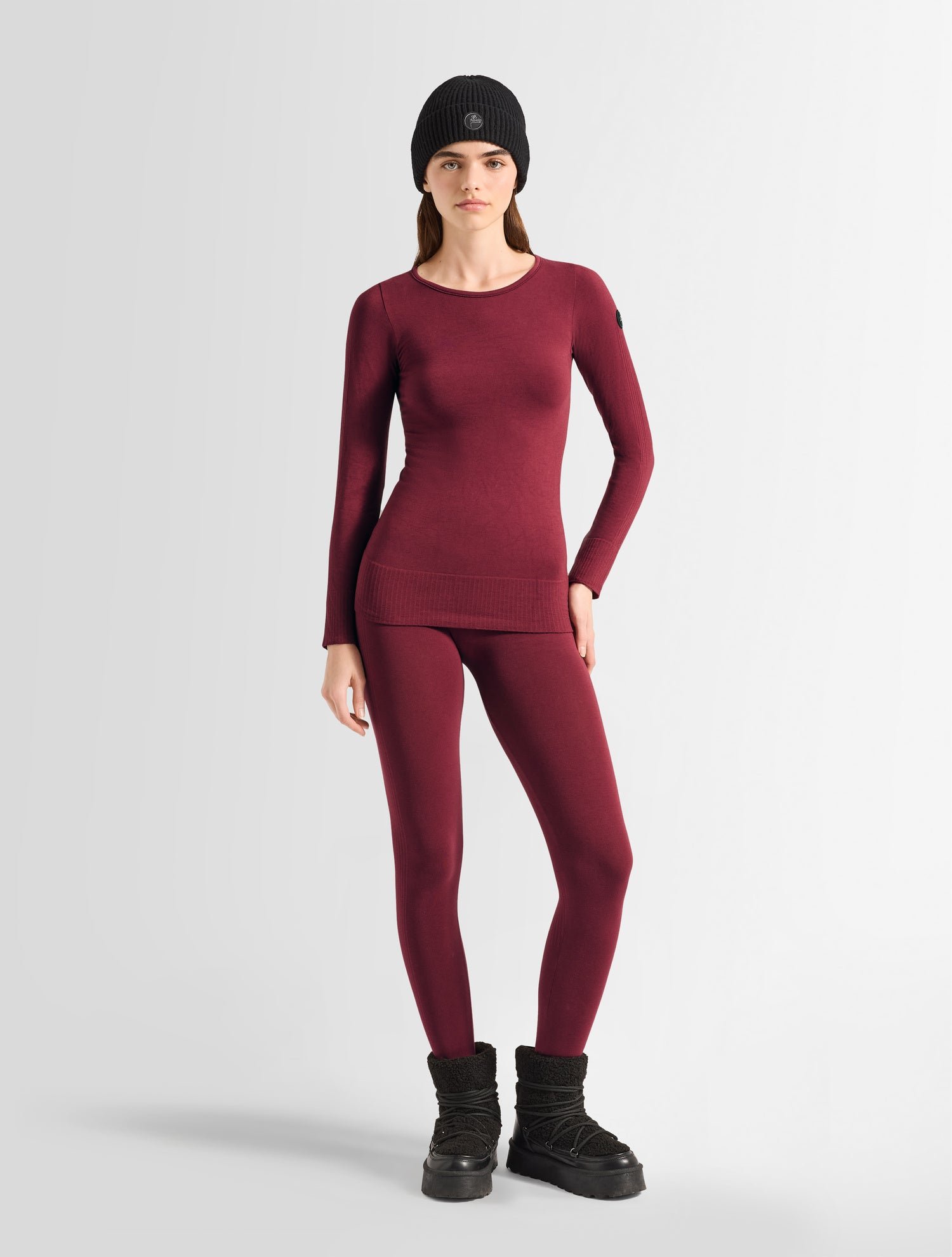 Sous pull troop col rond coupe regular FUSALP Rouge