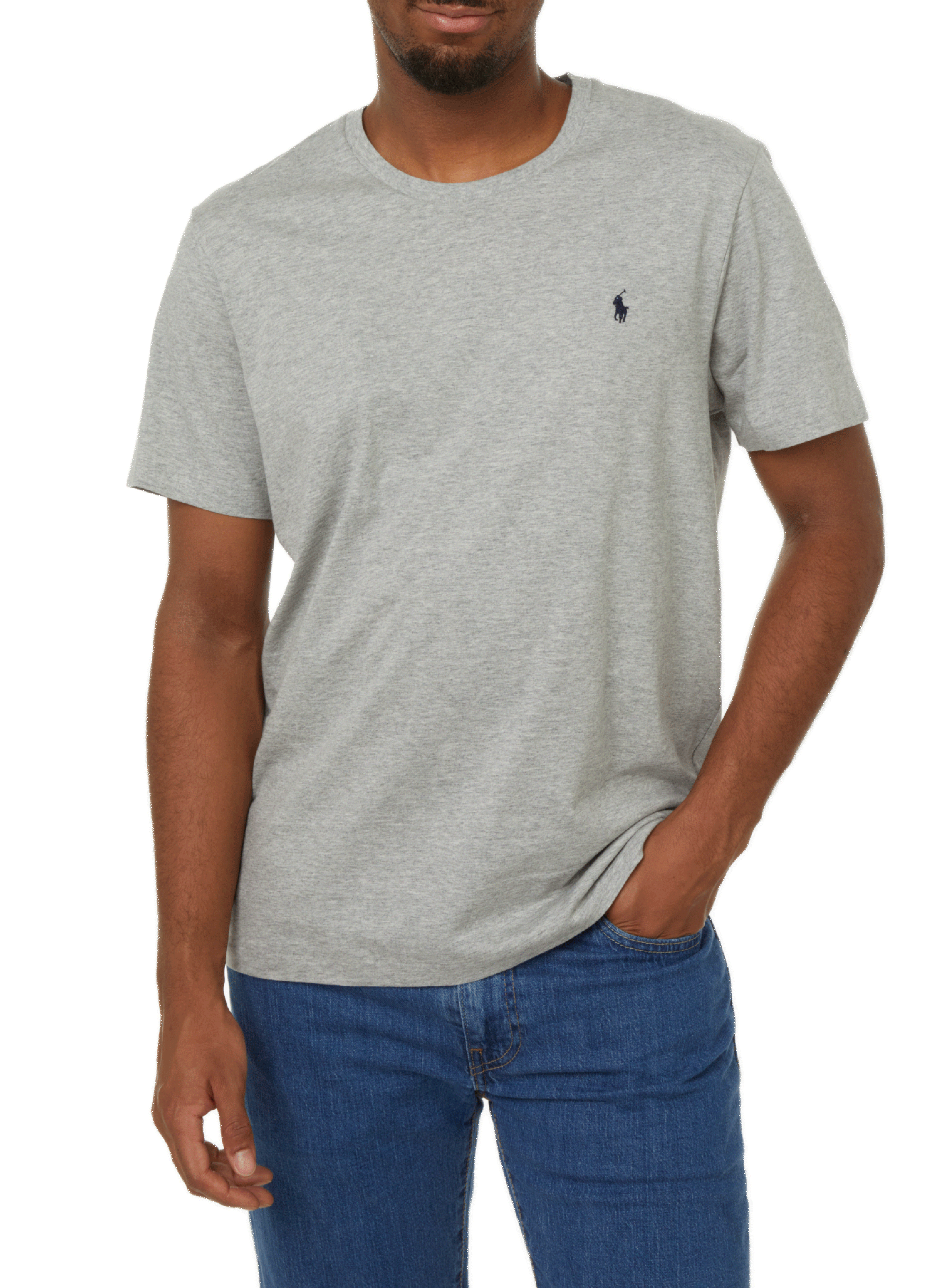 POLO RALPH LAUREN T-shirt de pyjama en coton Gris