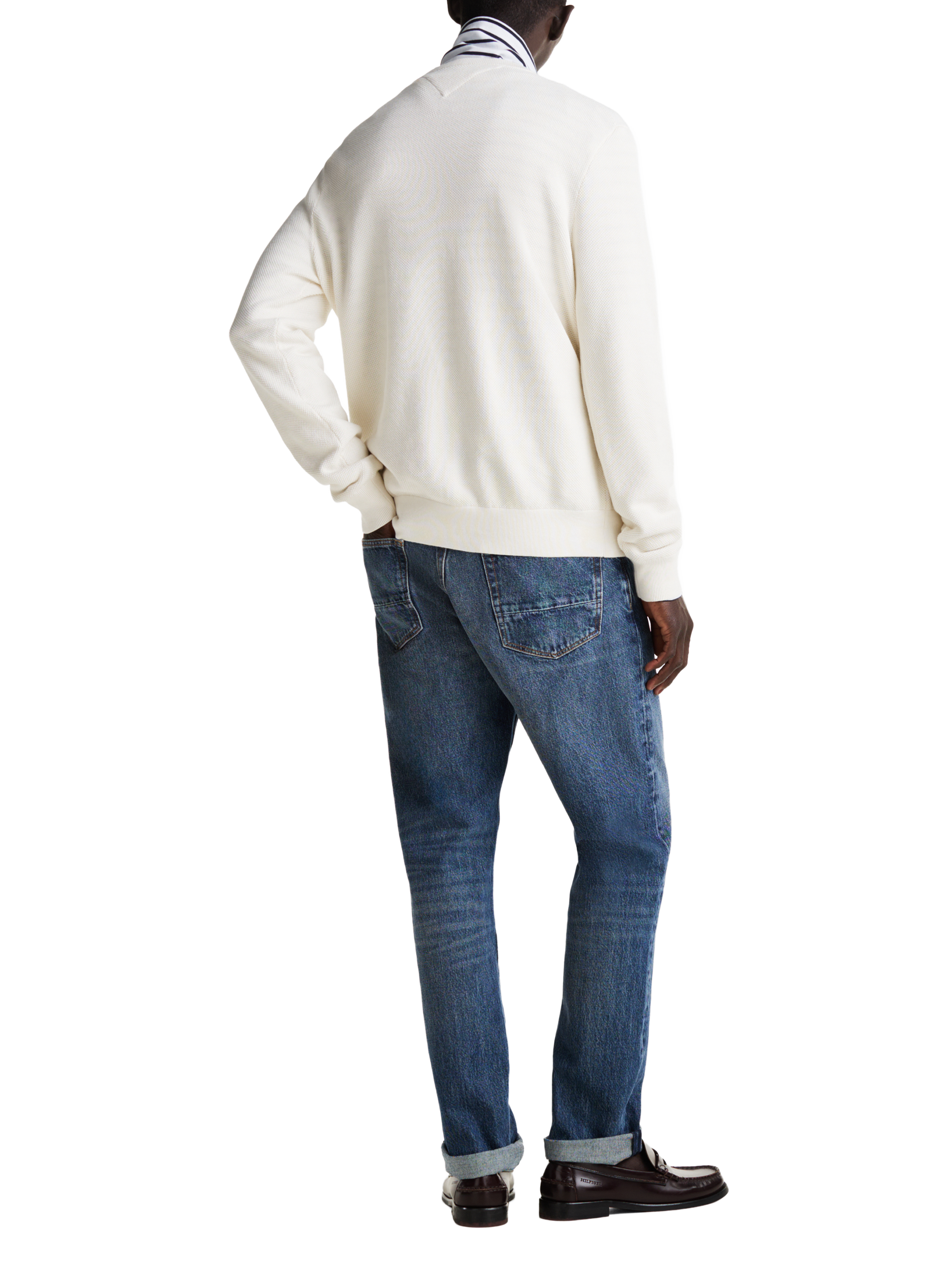 Cotton-blend jumper TOMMY HILFIGER Beige