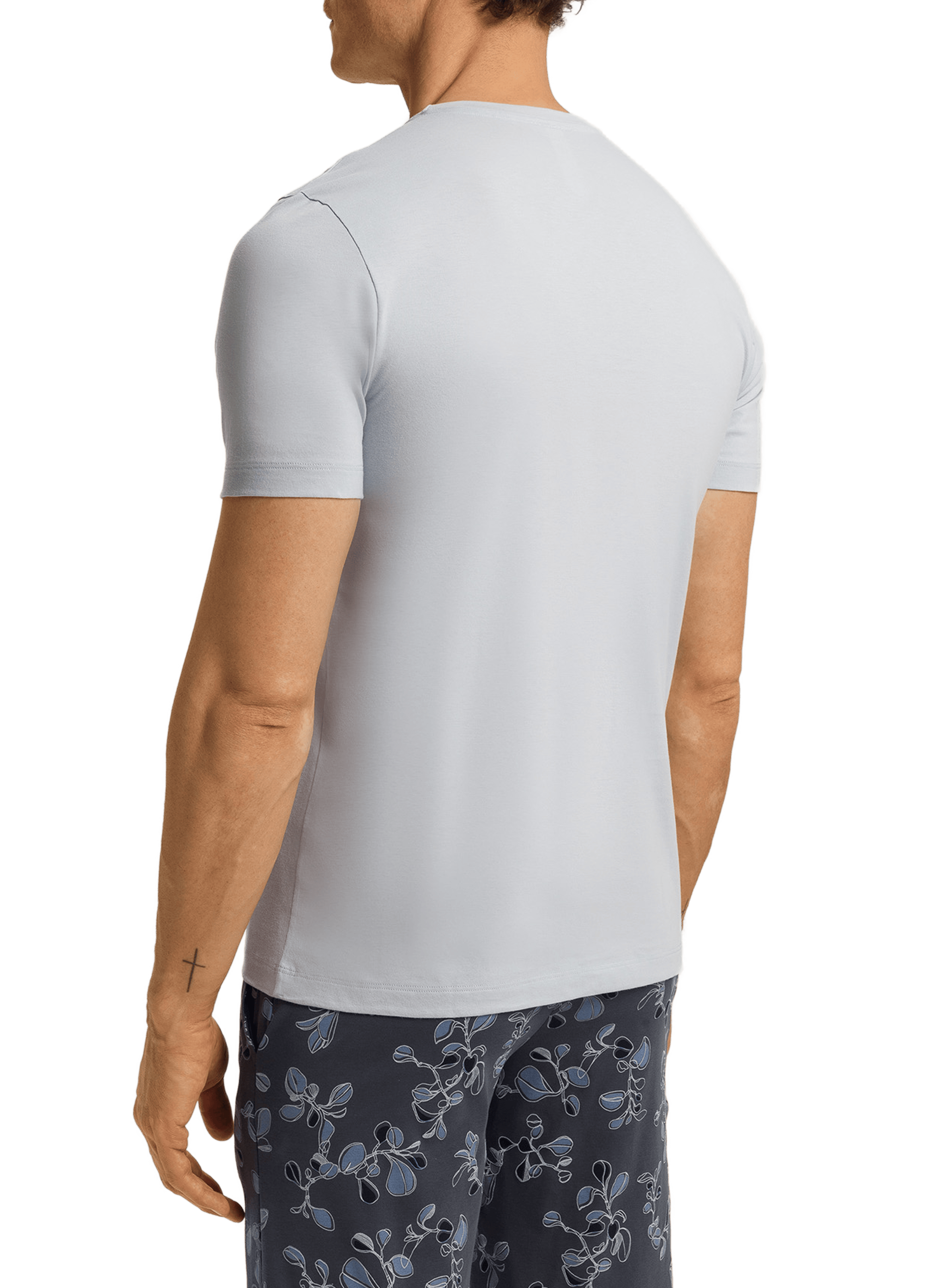 Classic Cotton T-Shirt HANRO Blue