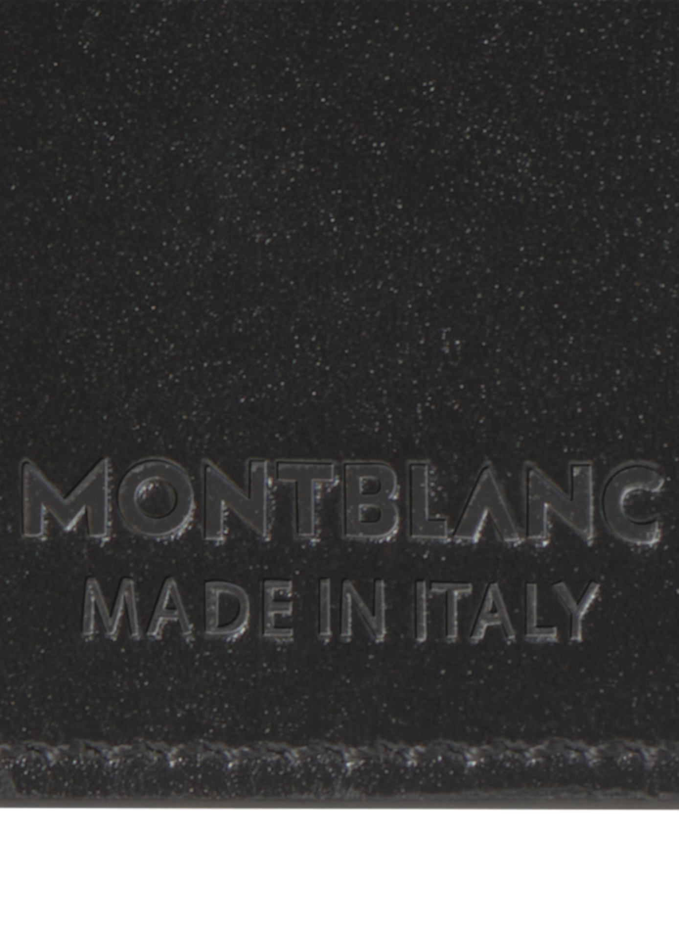 Smooth leather wallet MONTBLANC Black