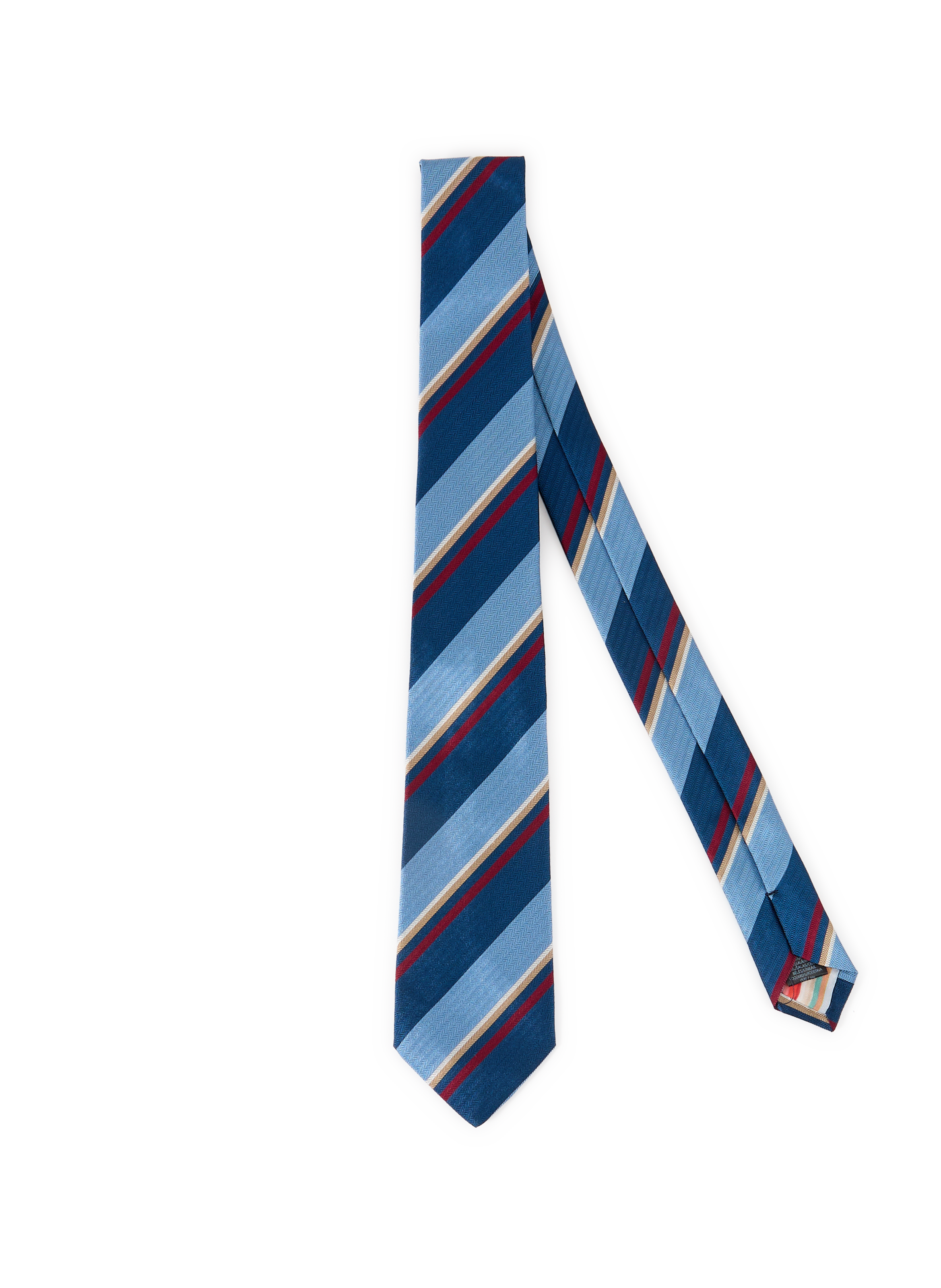 Striped silk tie PAUL SMITH Blue
