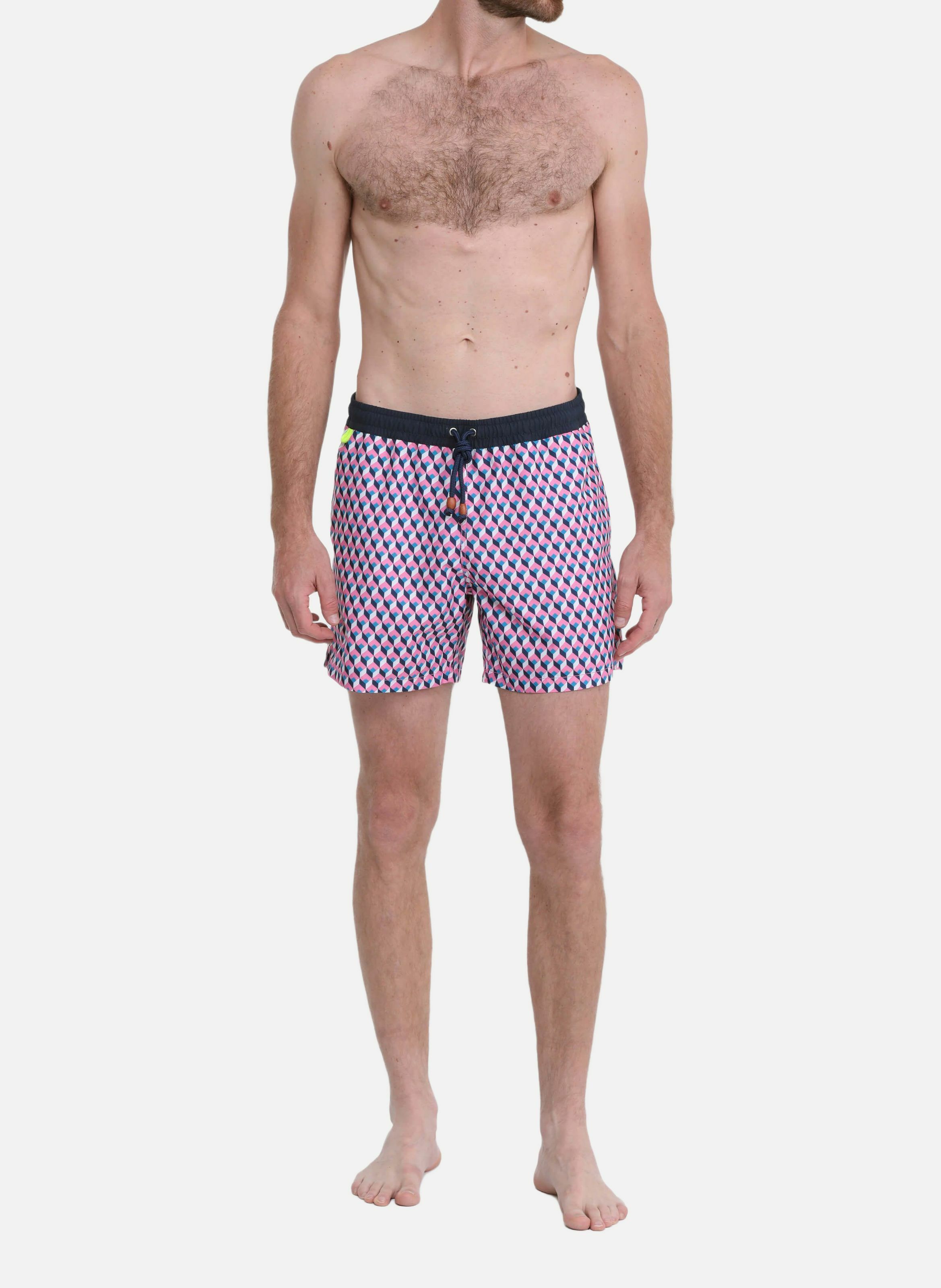 Short de bain   Candy Rubik GILI'S Rose