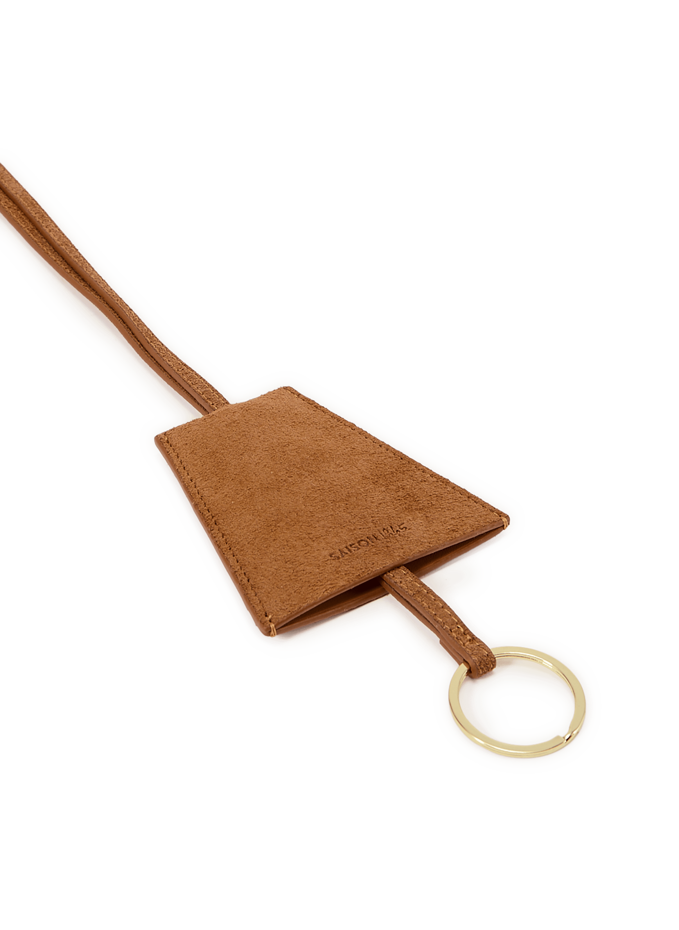 Porte-clé en cuir SAISON 1865 Marron