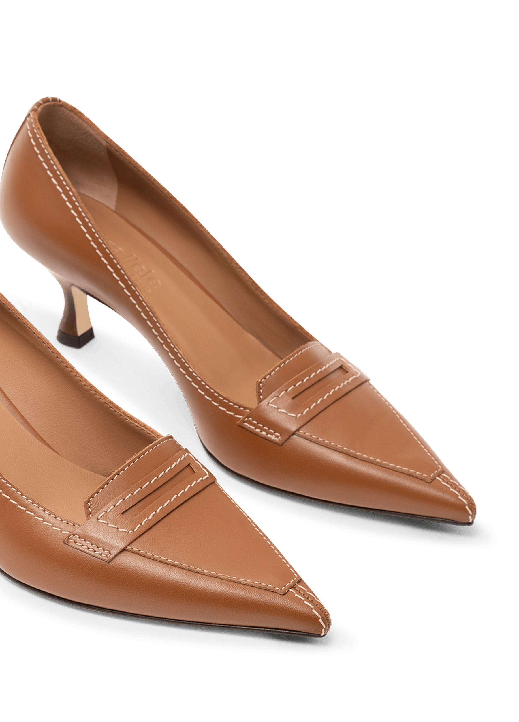 Mocassins moino en veau PARALLELE Marron