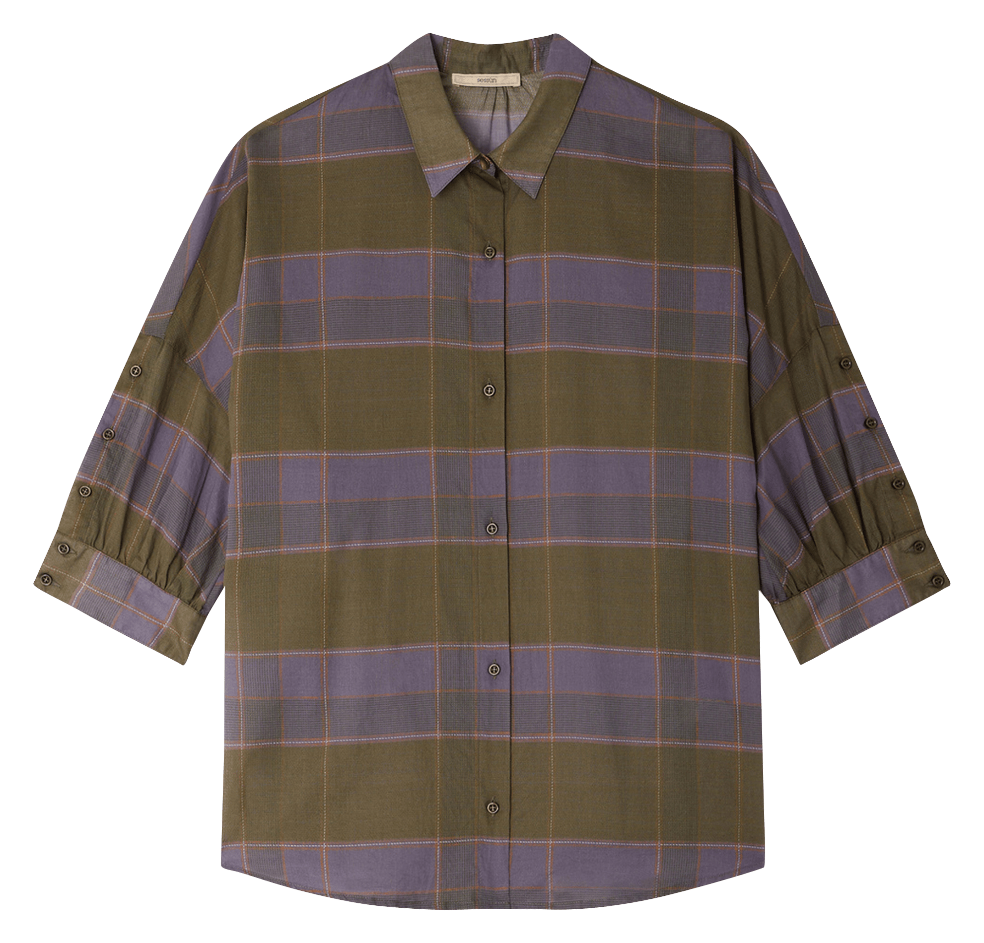 Chemise col classique en coton valea SESSUN Multicolore