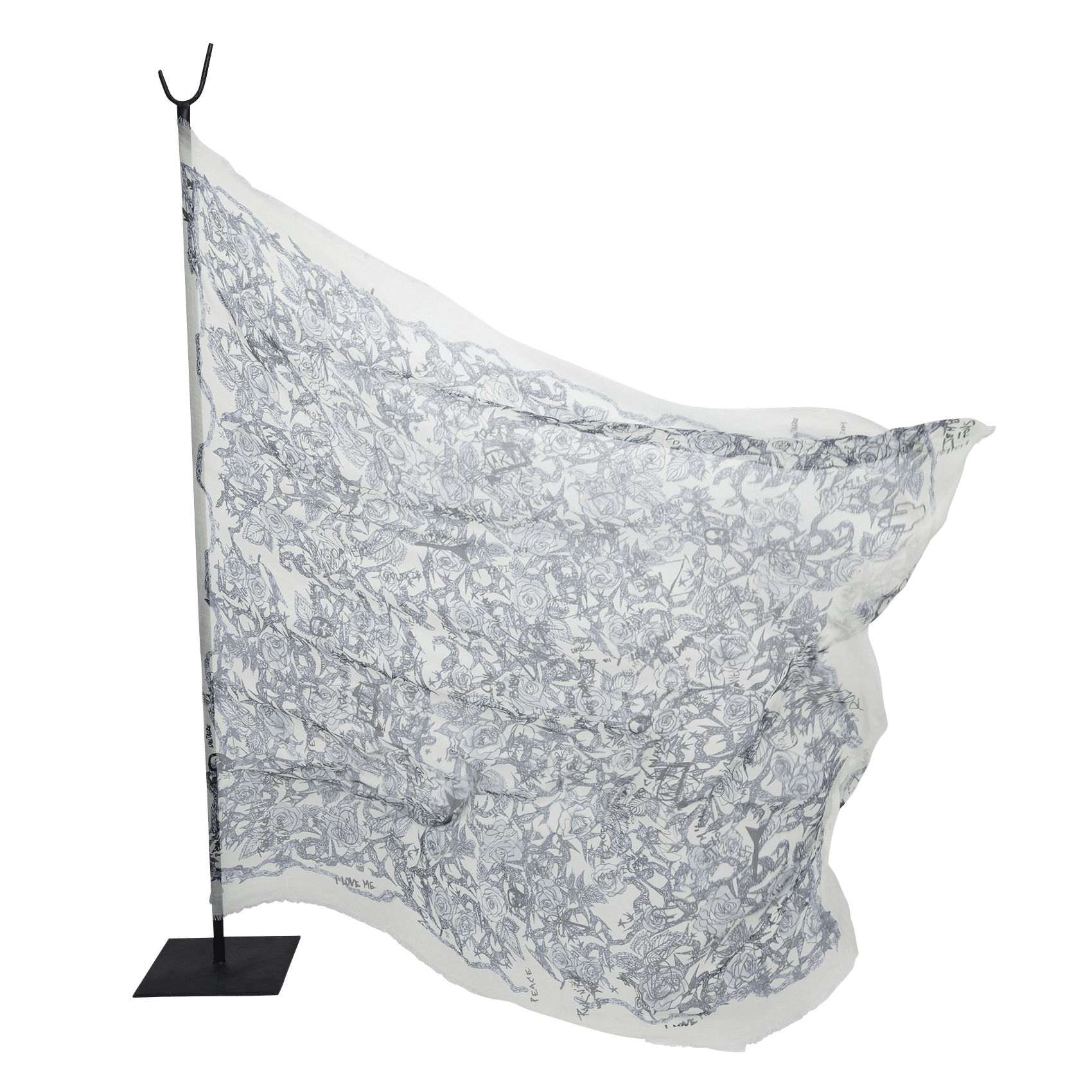 Foulard kerry ZADIG&VOLTAIRE Blanc