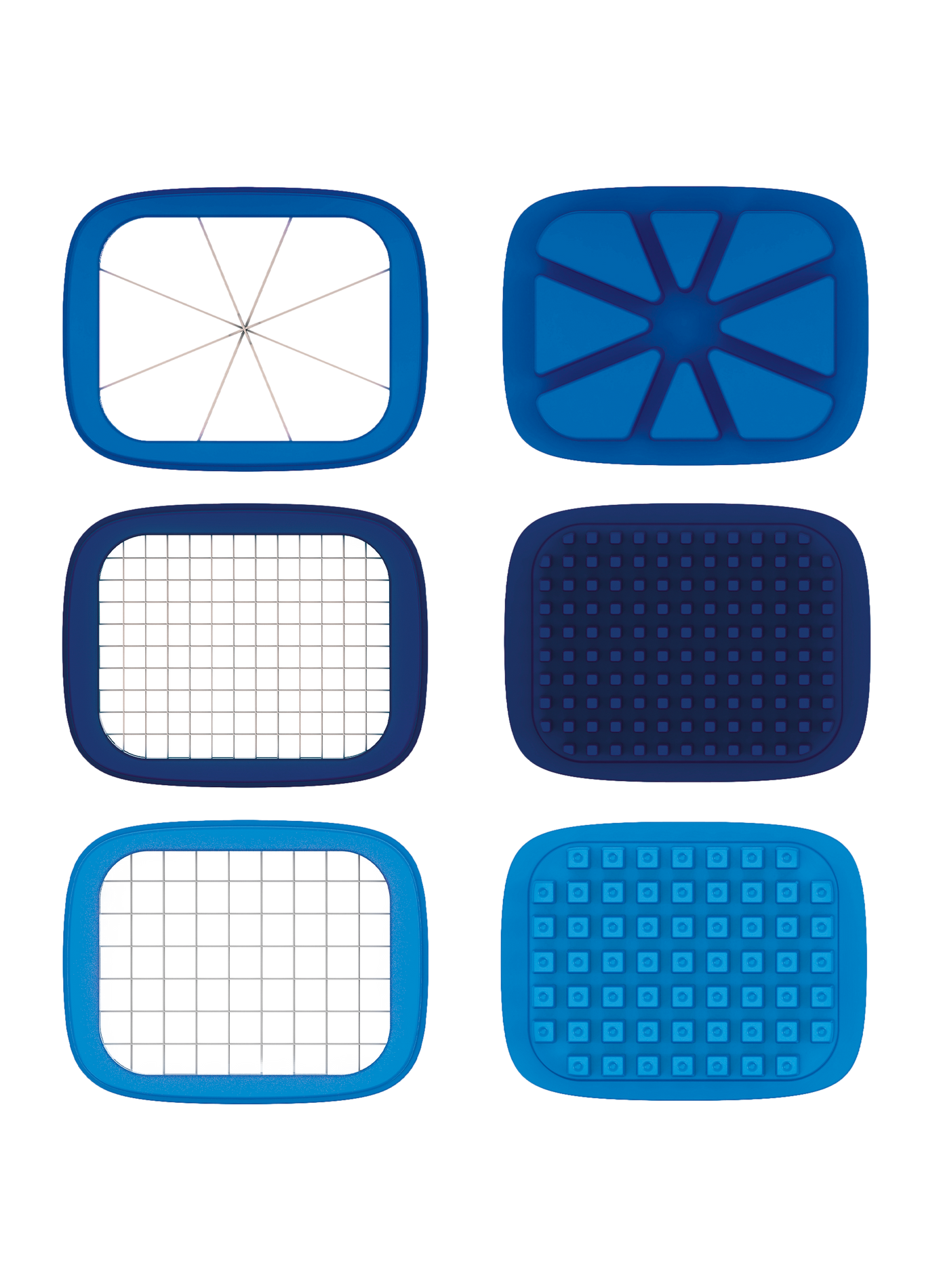 Potato cutter 3 grids MASTRAD Blue