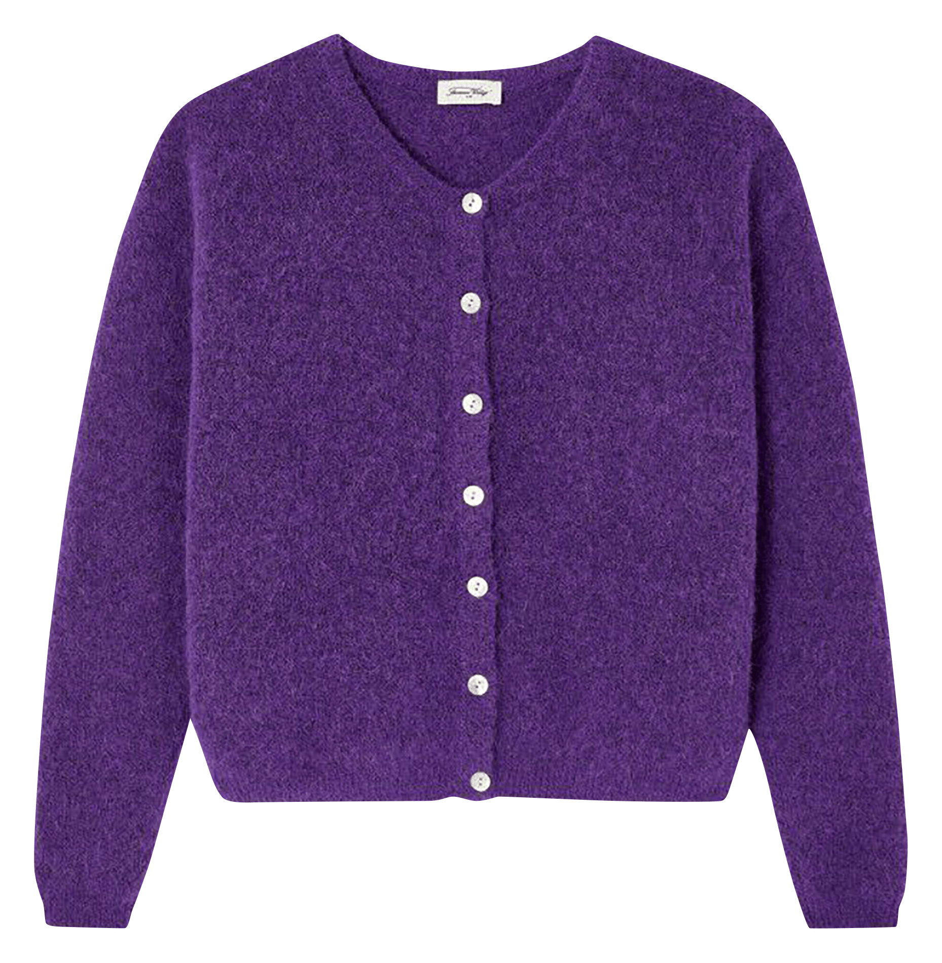 Gilet ample col rond en laine mélangée vitow  Cosmos
