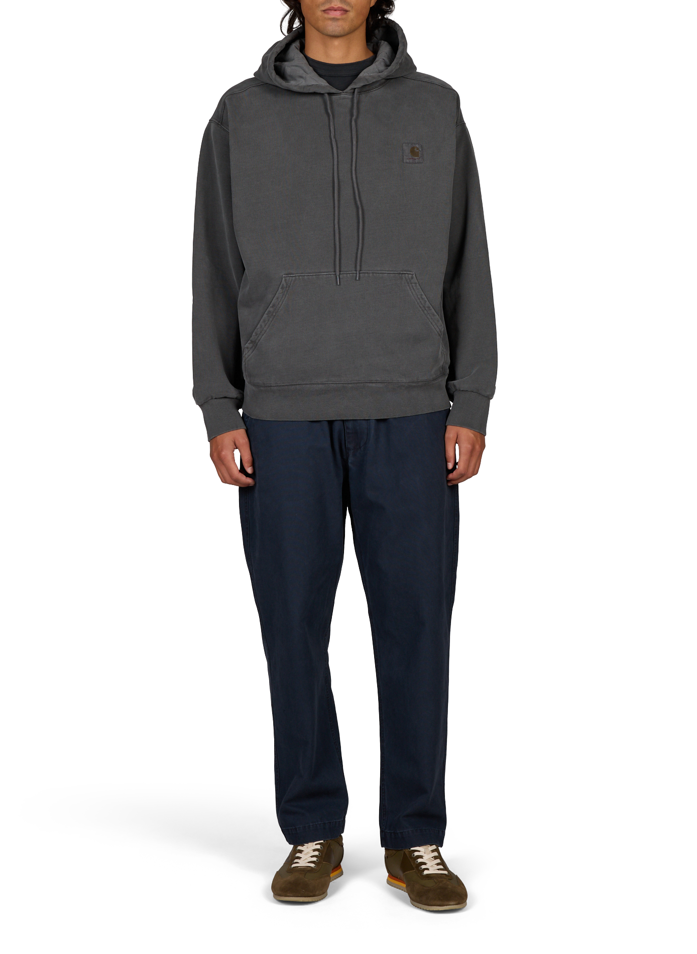 Weites Baumwoll-Sweatshirt CARHARTT WIP Schwarz