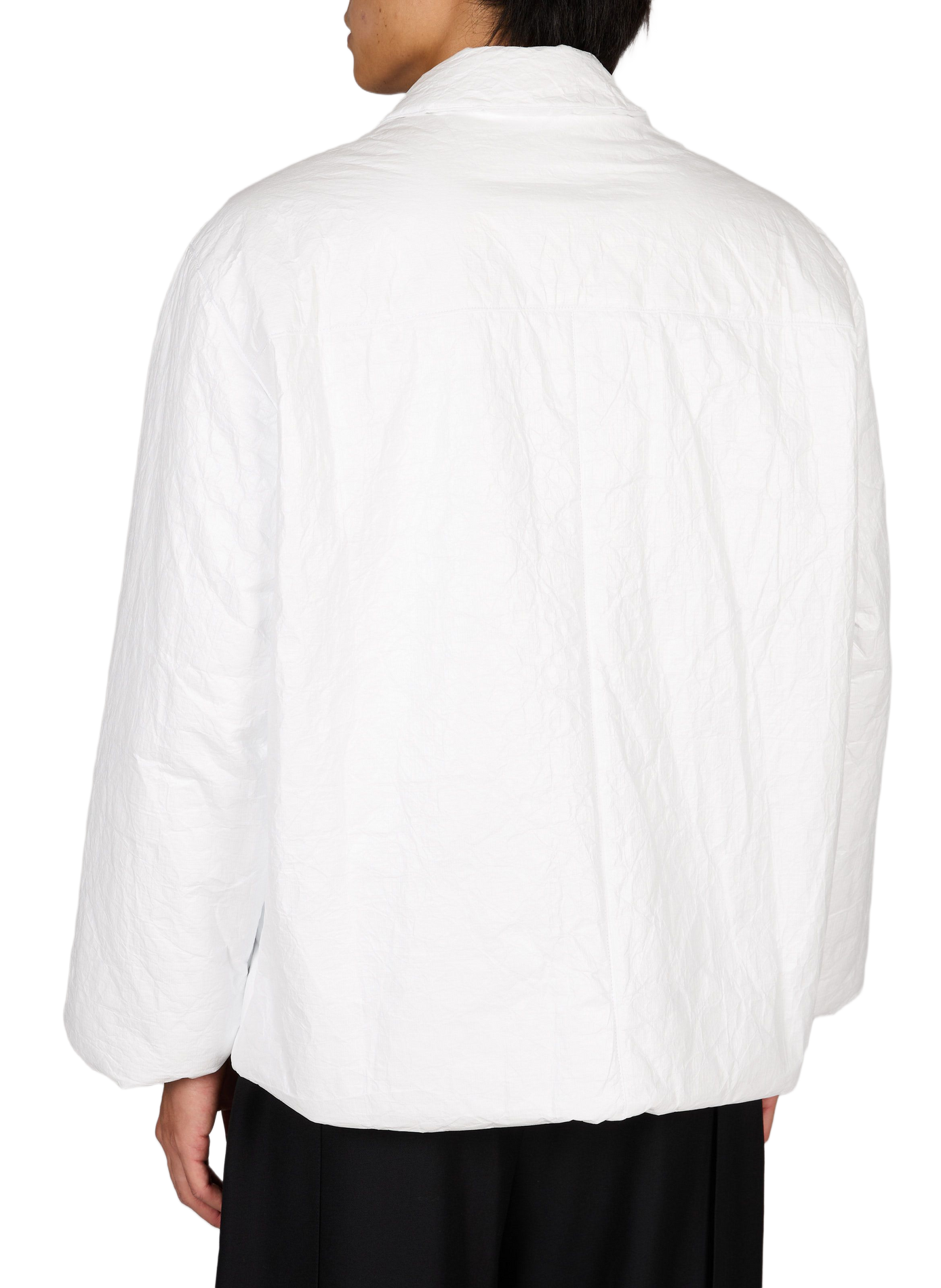 Textured technical fabric jacket ALAINPAUL White