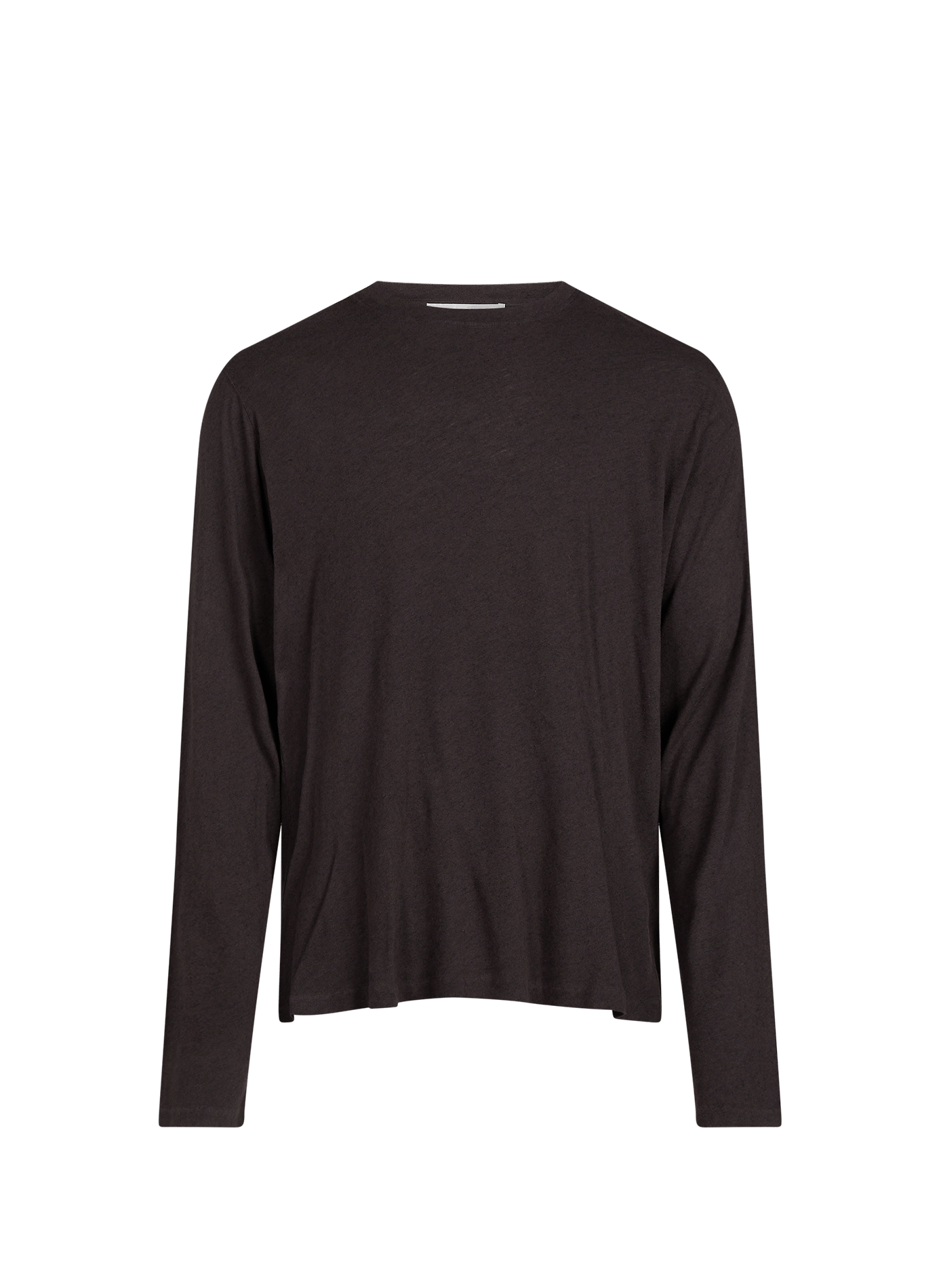 Long-sleeved cotton and wool T-shirt OUR LEGACY Brown
