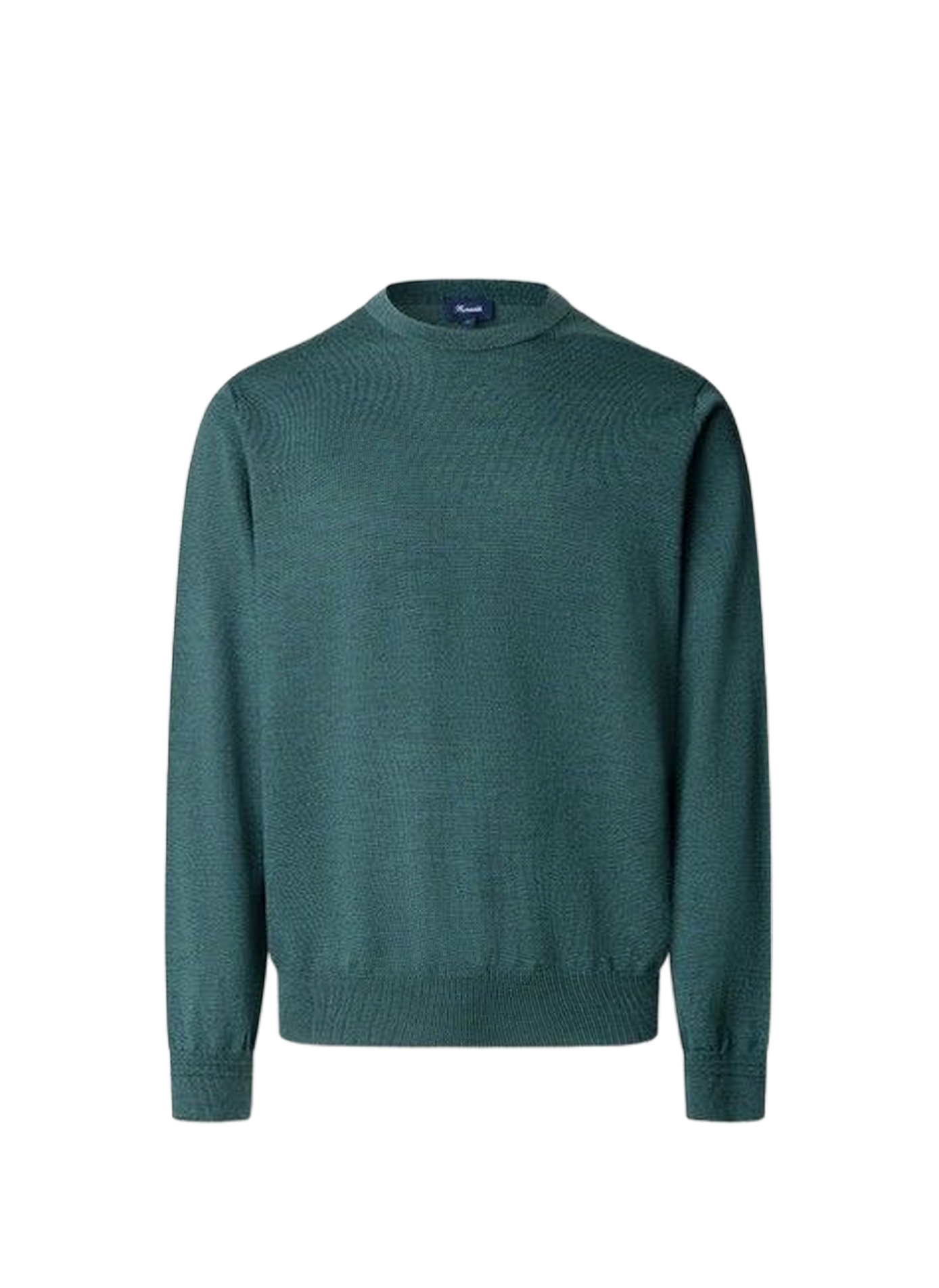 Maglione diritto a collo tondo in lana FACONNABLE Verde