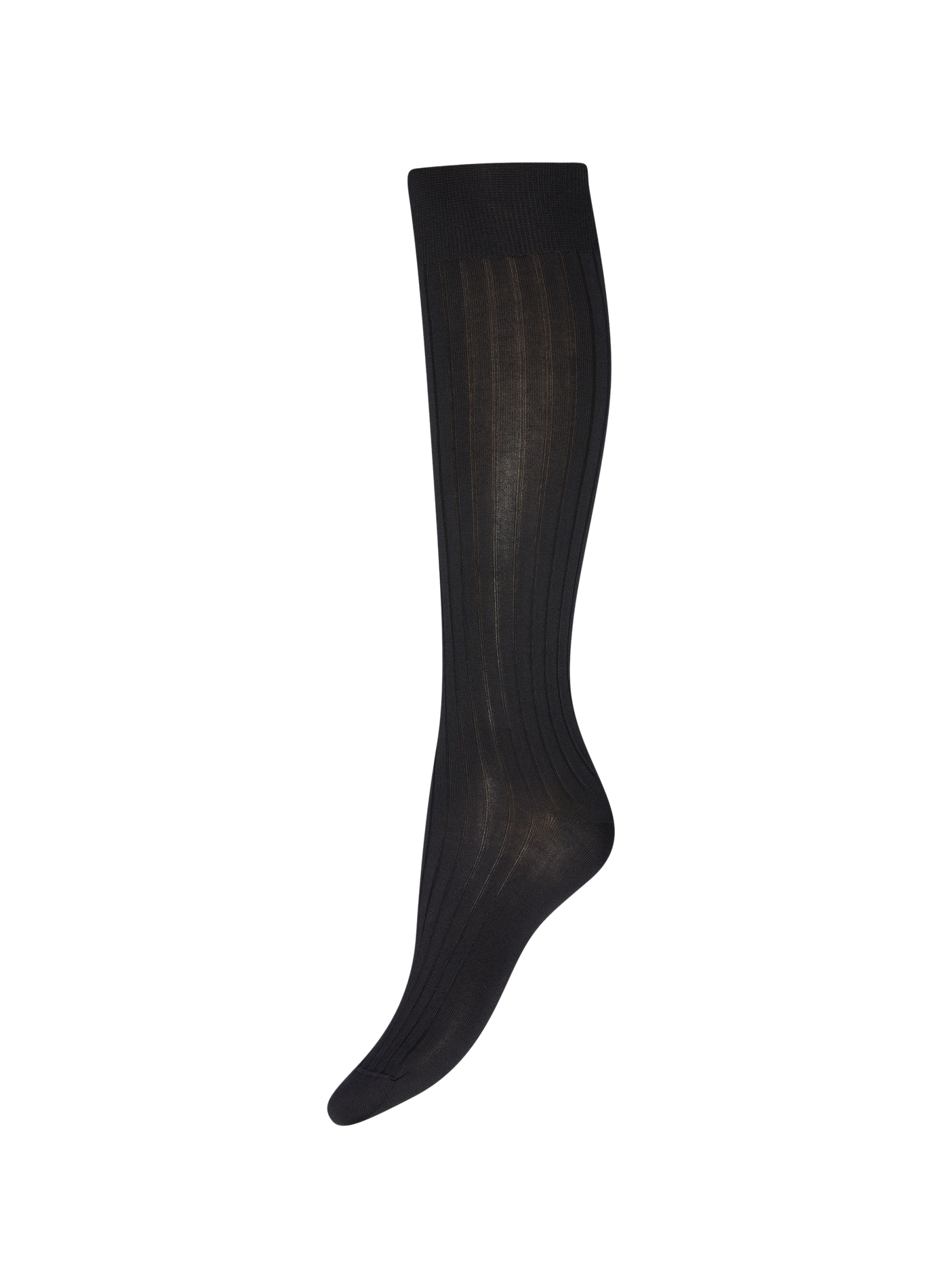 Kniestrümpfe „90 derniers“ aus Baumwollmischgewebe WOLFORD Schwarz