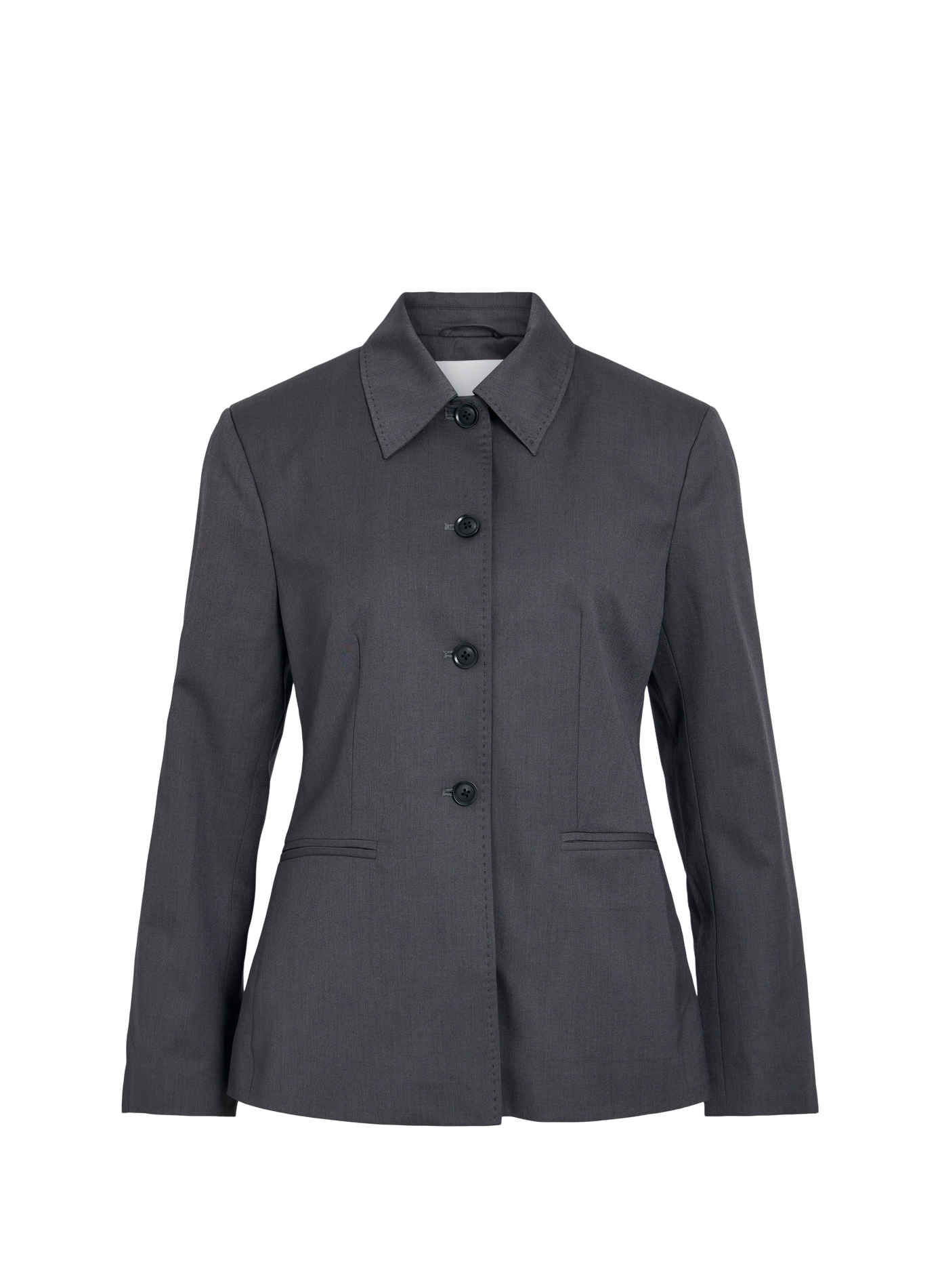 Blazer cintré uni ROUGE EDIT Gris