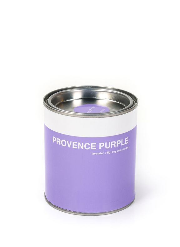 TO FROM Bougie pot de peinture lavande Violet