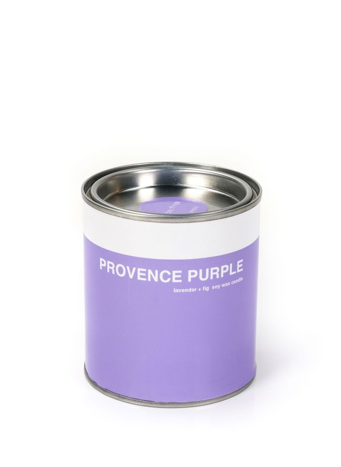 Lavender paint pot candle TO FROM