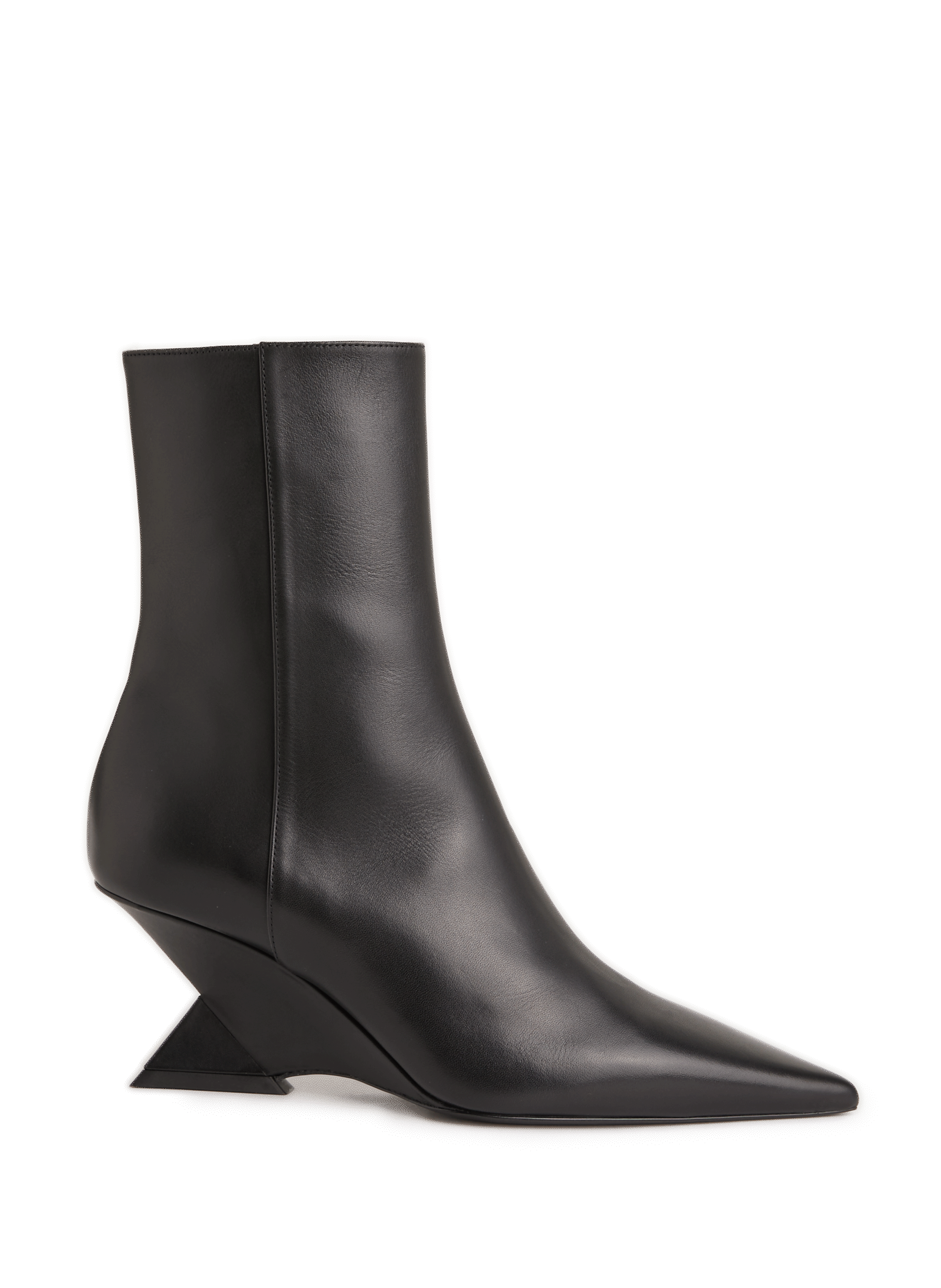 Cheope leather ankle boots THE ATTICO Black