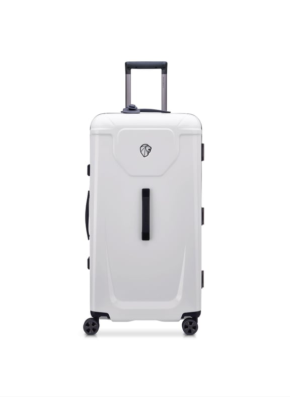 Valise soute rigide taille xxl - peugeot voyages Blanc by PEUGEOT VOYAGES PEUGEOT VOYAGES Valise soute rigide taille xxl - peugeot voyages Blanc