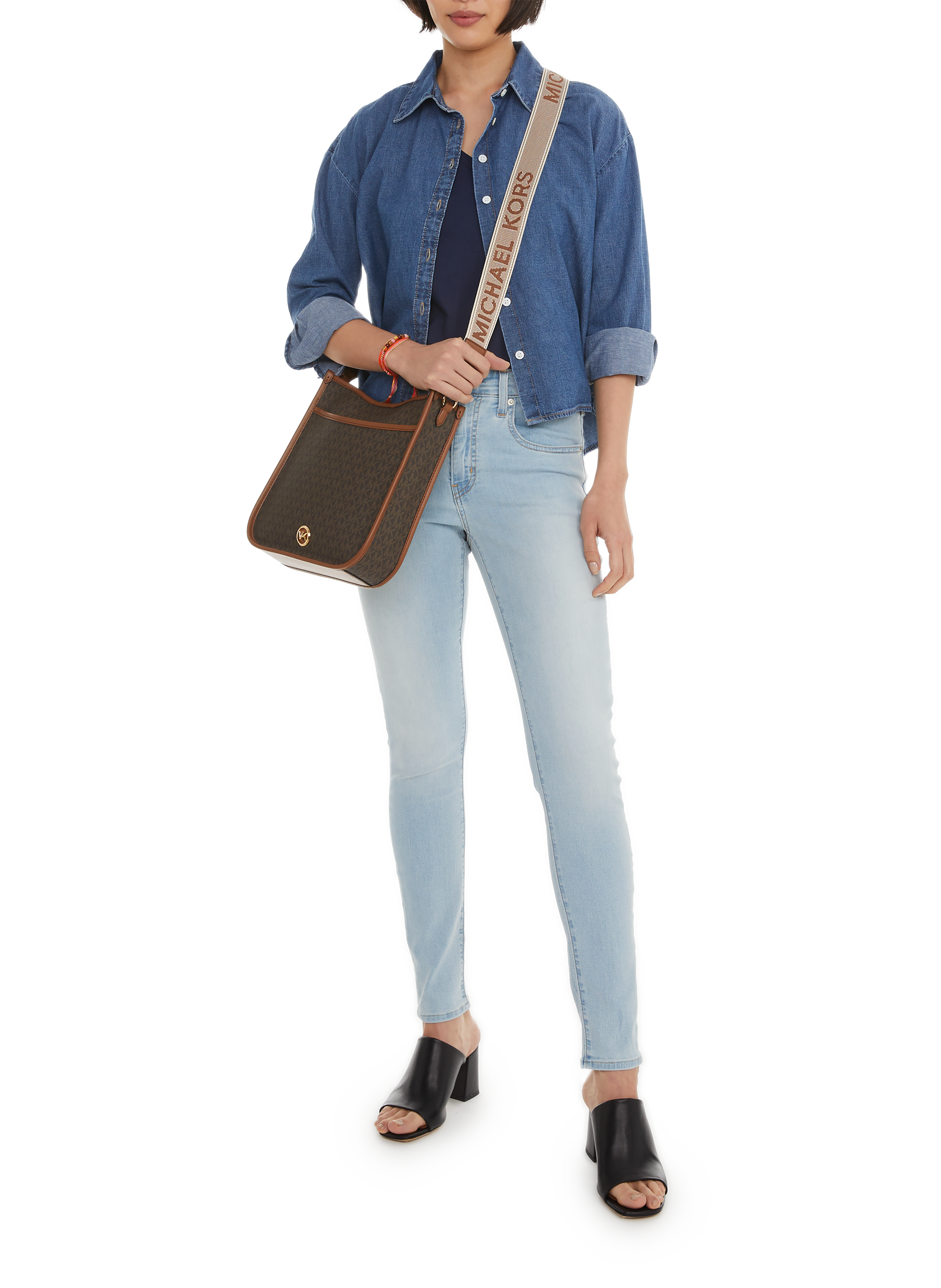 Cotton and hemp denim shirt LEVI'S Blue