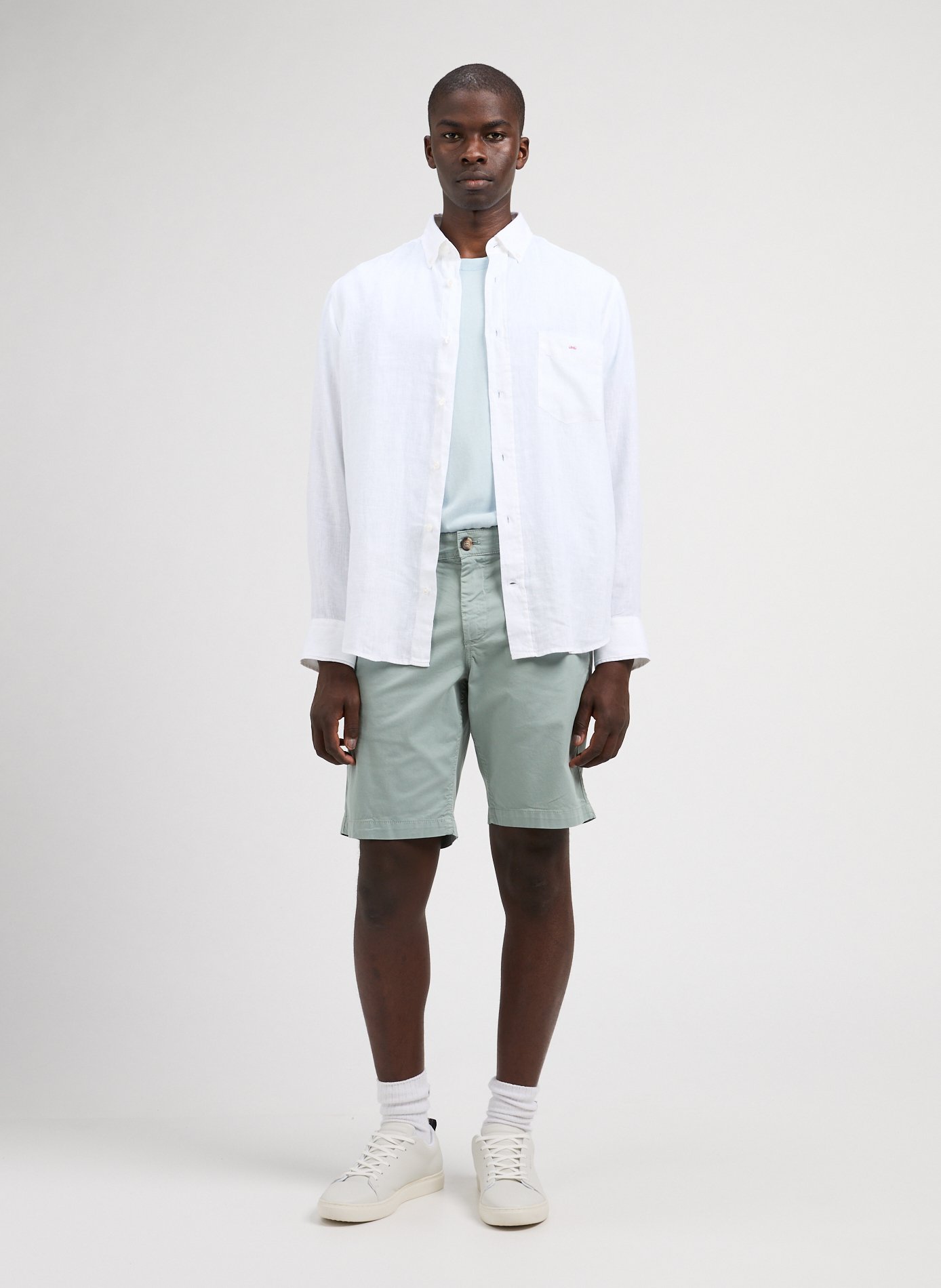 Chemise en lin  EDEN PARK Blanc