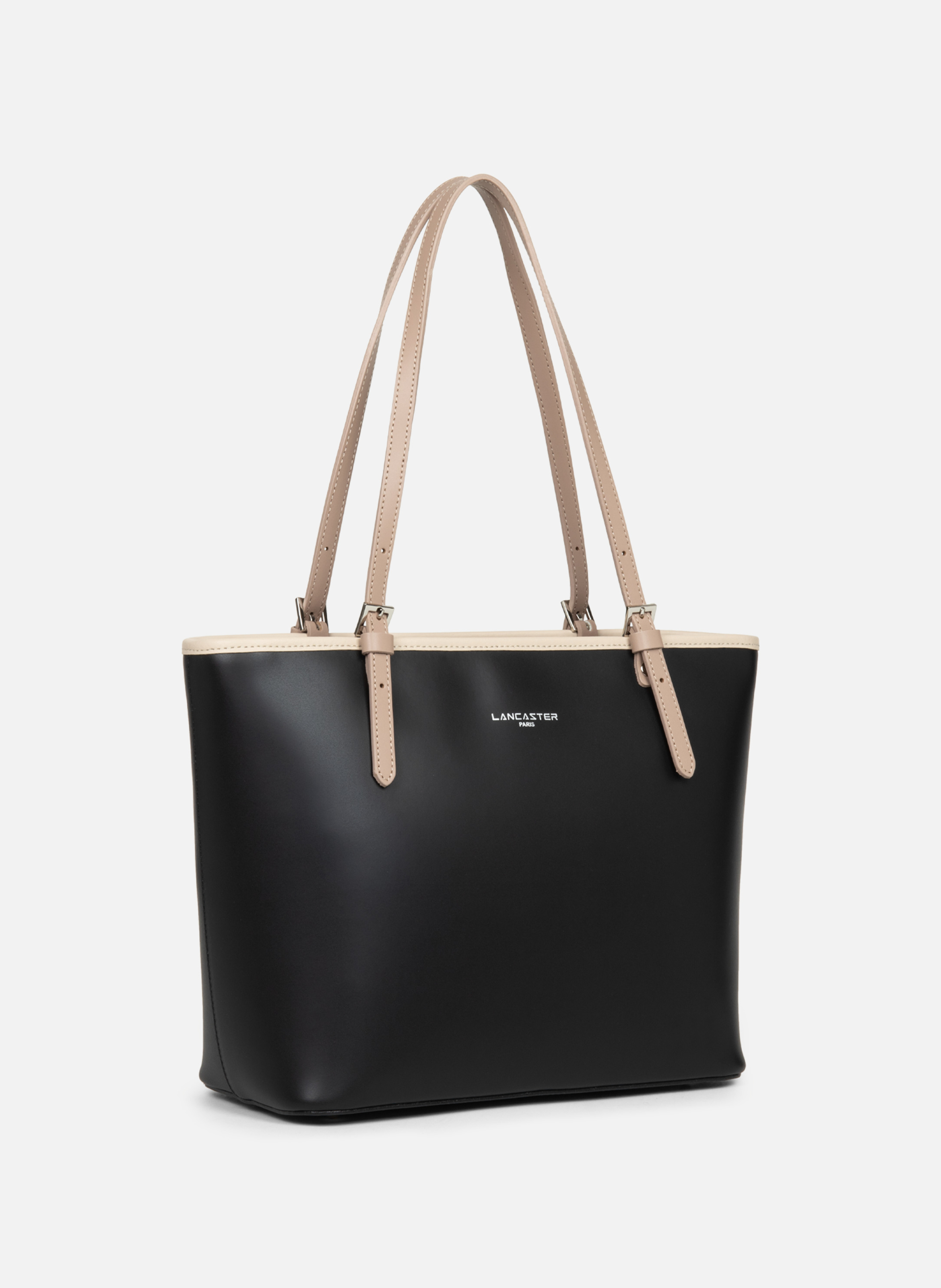 M tote bag - Smooth LANCASTER Black
