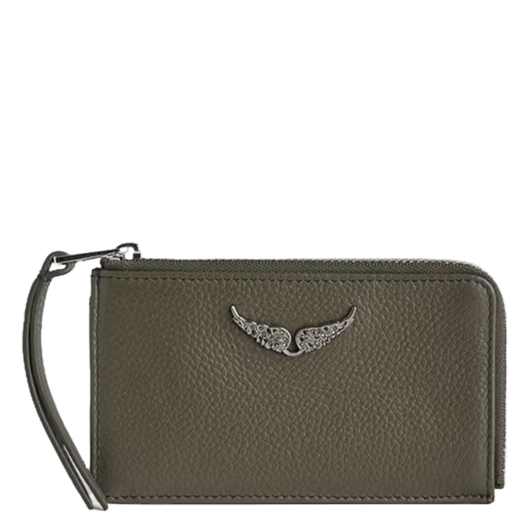 Porte-cartes en cuir zv card ZADIG&VOLTAIRE Vert