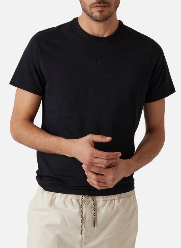T-shirt en coton Noir by GUESS GUESS T-shirt en coton Noir