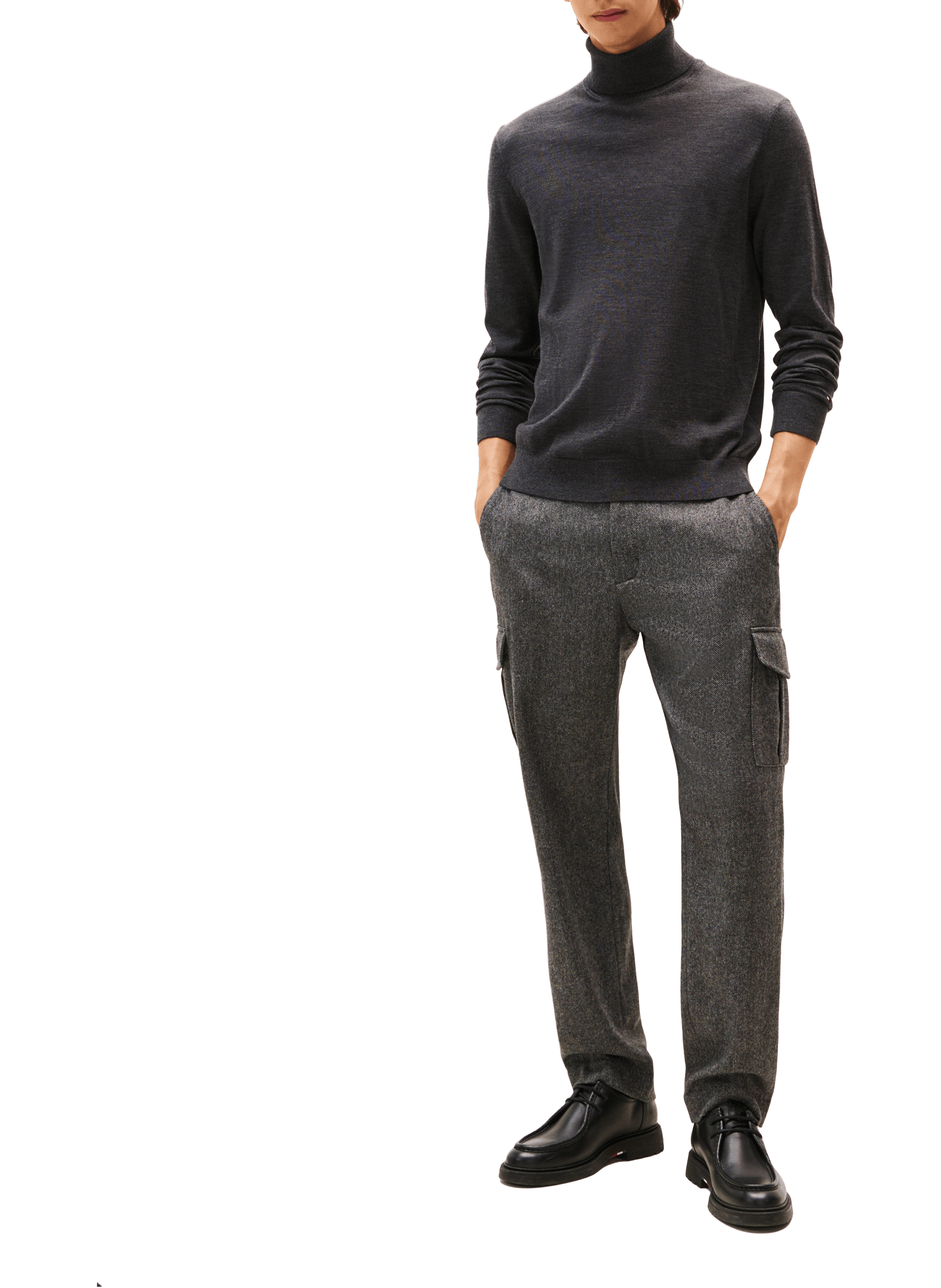 Roll-neck wool Jumper  TOMMY HILFIGER Grey