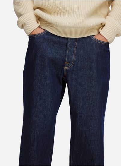 Wide-leg organic cotton jeans SELECTED Wide-leg organic cotton jeans SELECTED