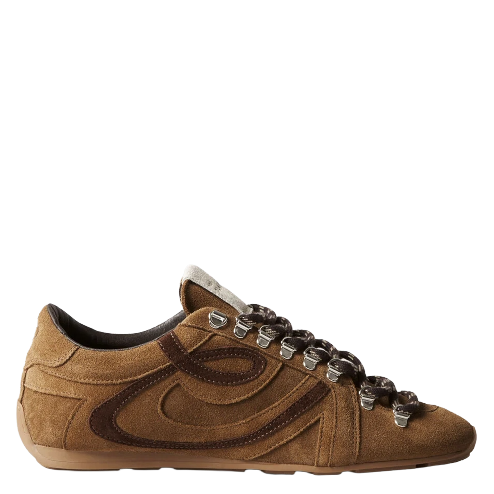 Baskets basses en cuir CLAUDIE PIERLOT Marron