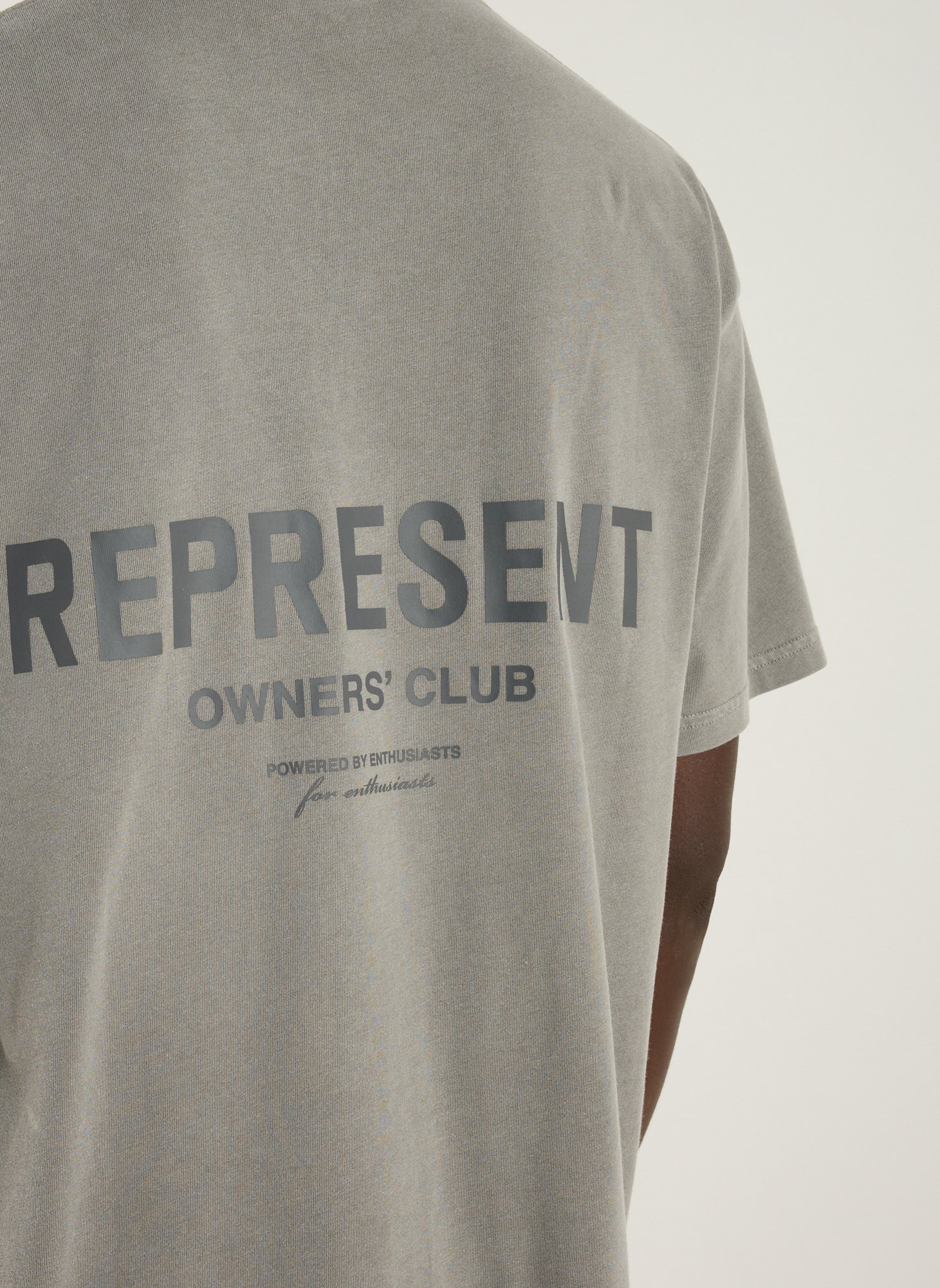 Classic Cotton T-Shirt REPRESENT Grey