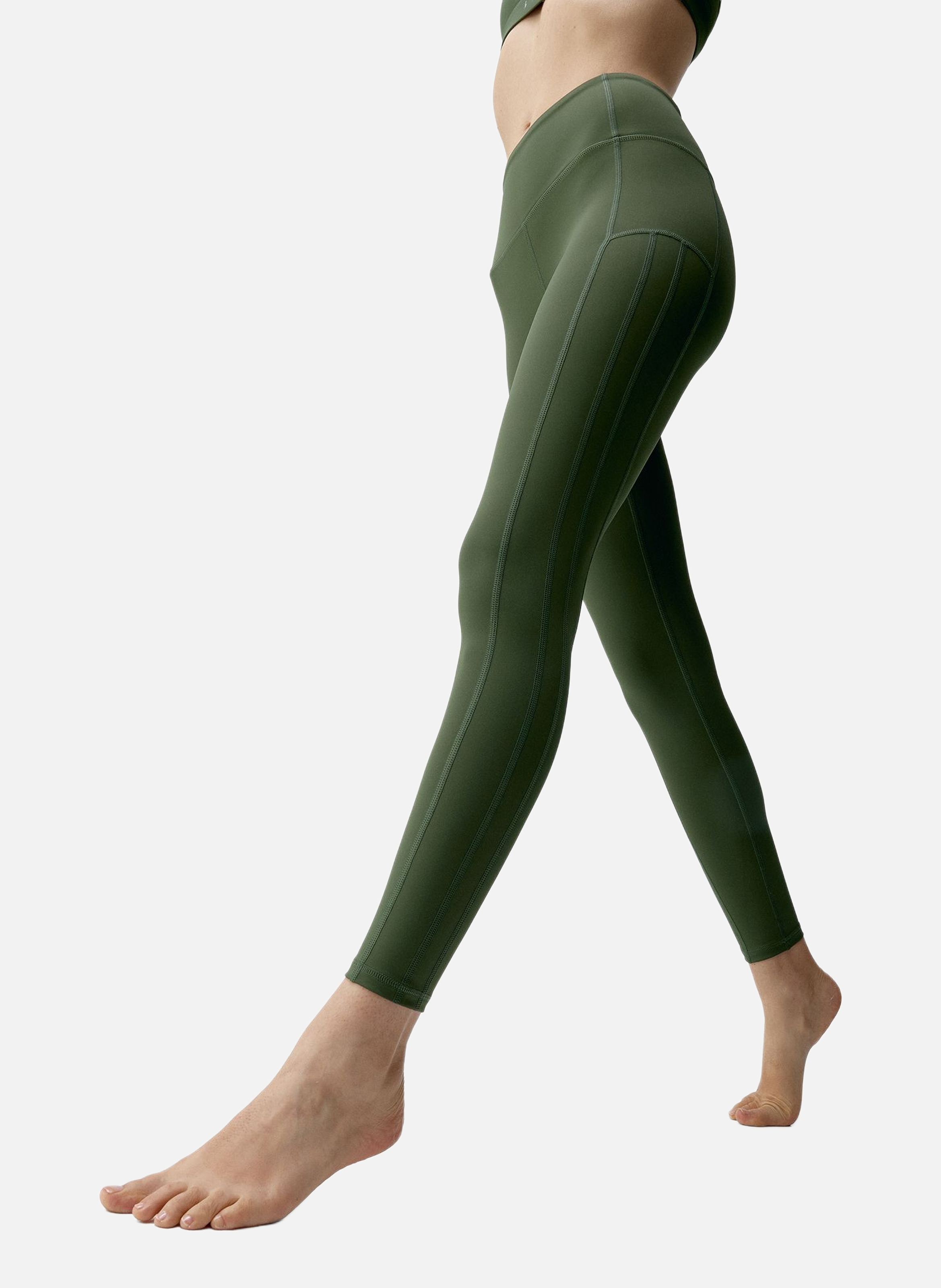 Legging de sport long performance asura BORN LIVING YOGA Kaki