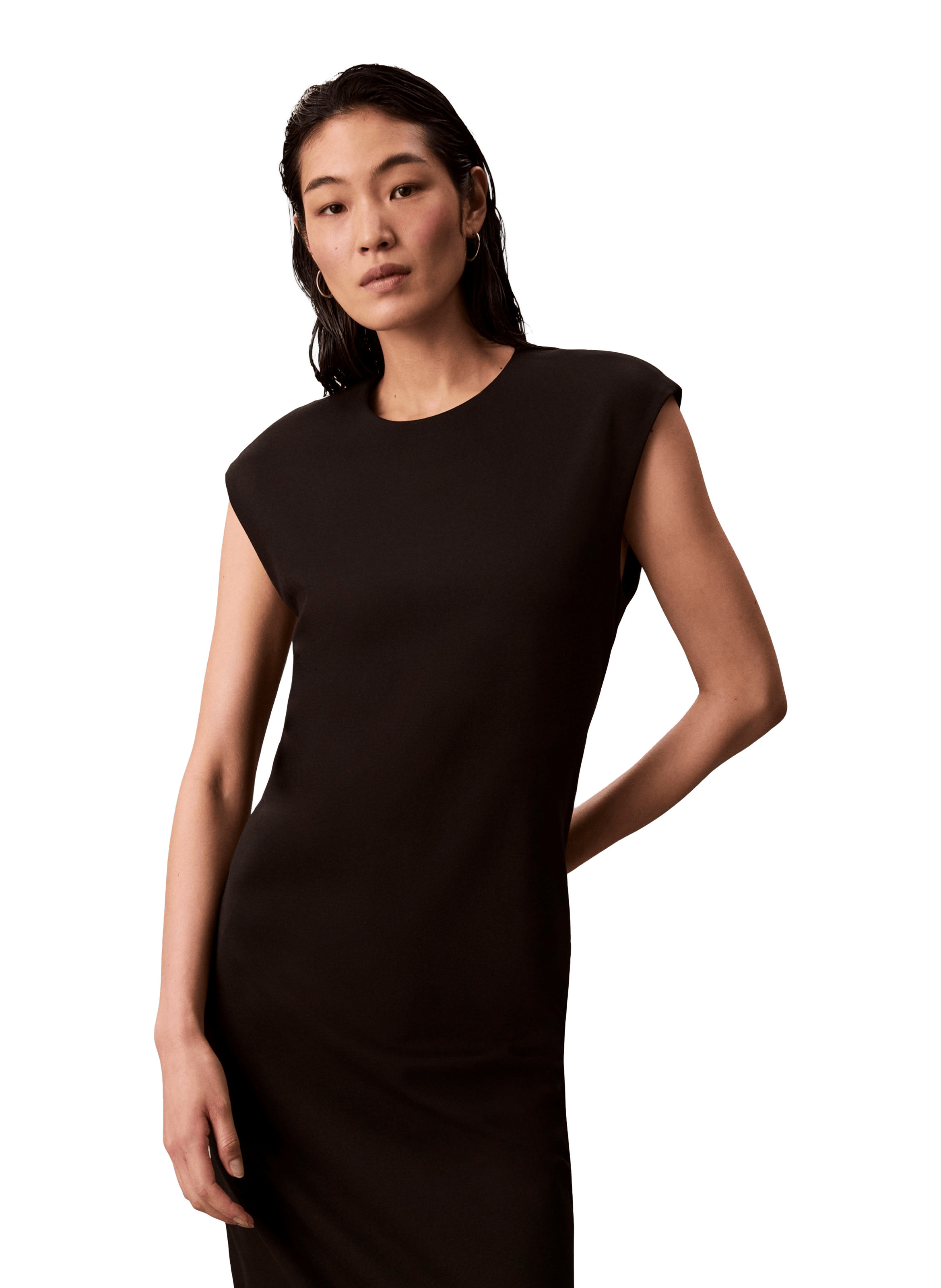 Robe midi CALVIN KLEIN Noir