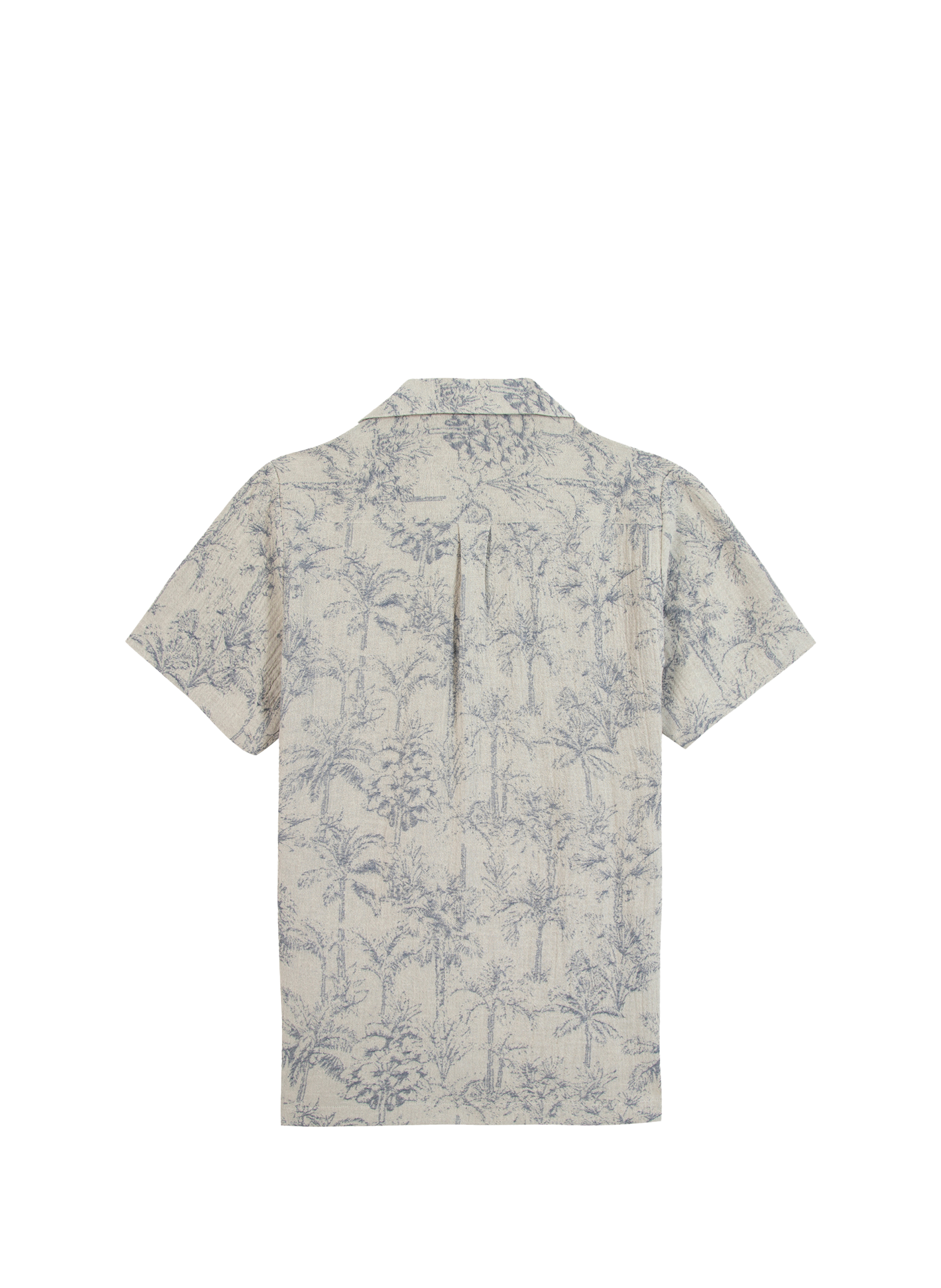 Chemise Germain en éponge de coton mélangé MAISON LABICHE Blue