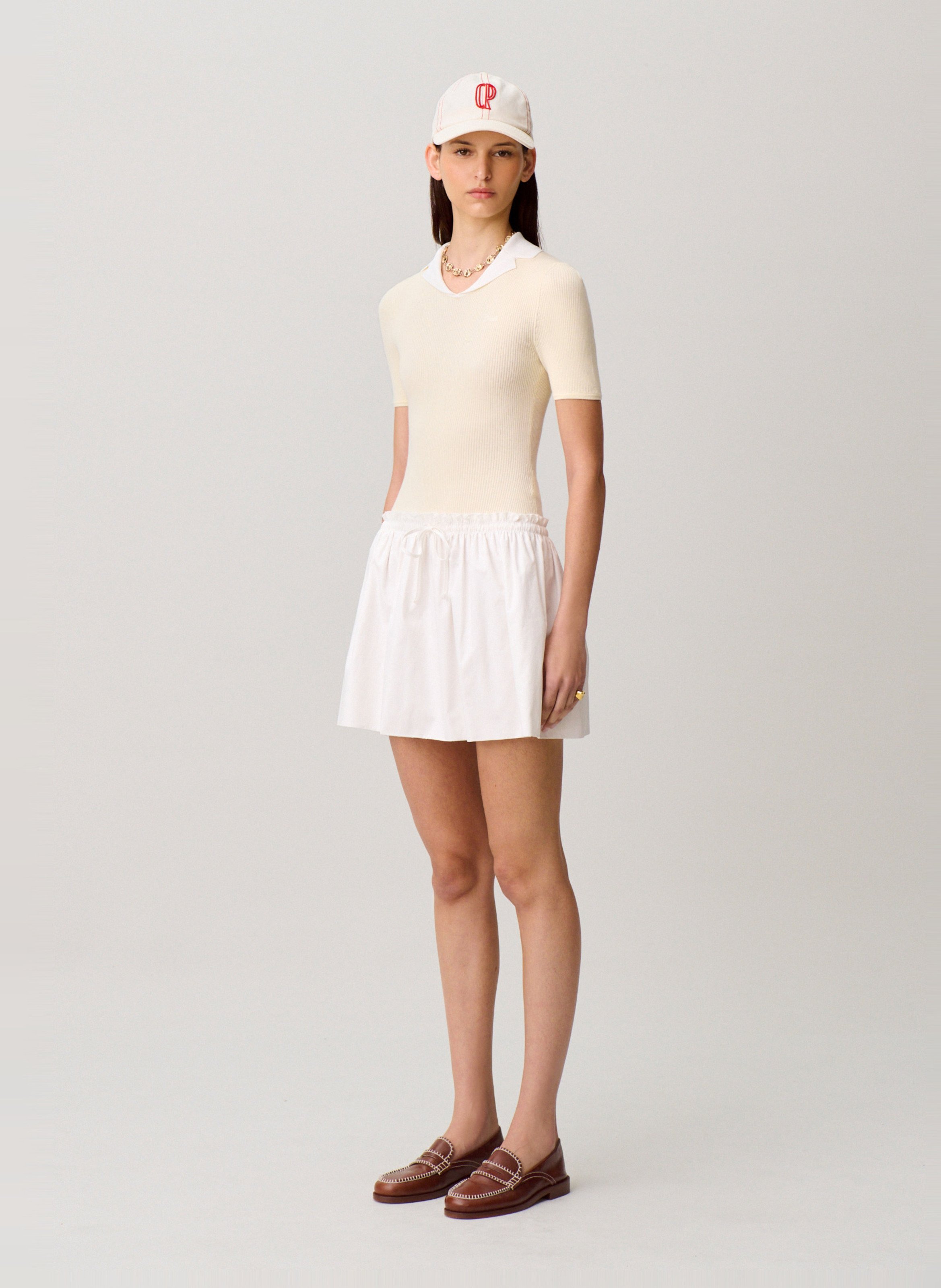 Robe courte CLAUDIE PIERLOT Beige