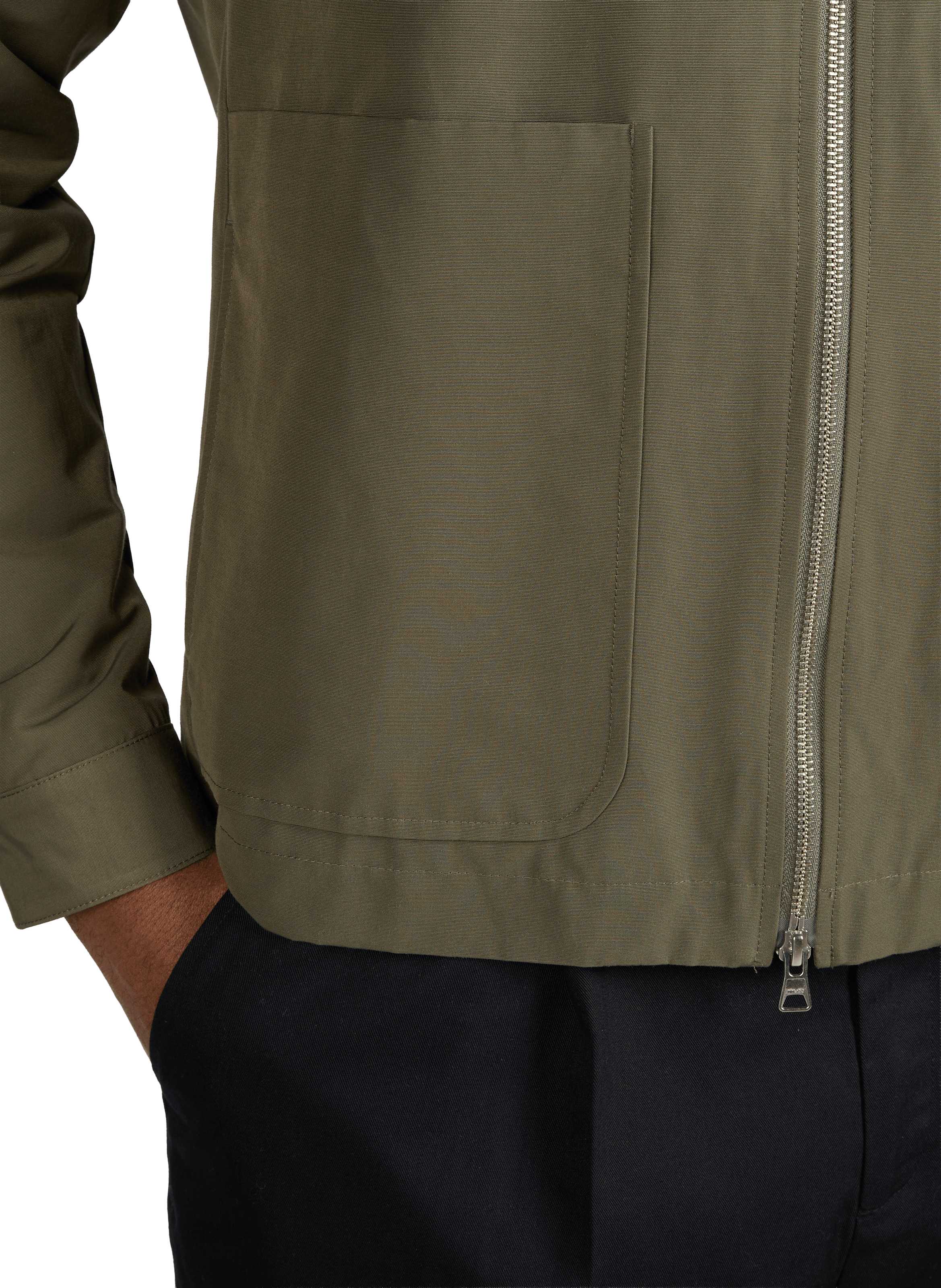 Blouson Gael en coton mélangé NN.07 Kaki