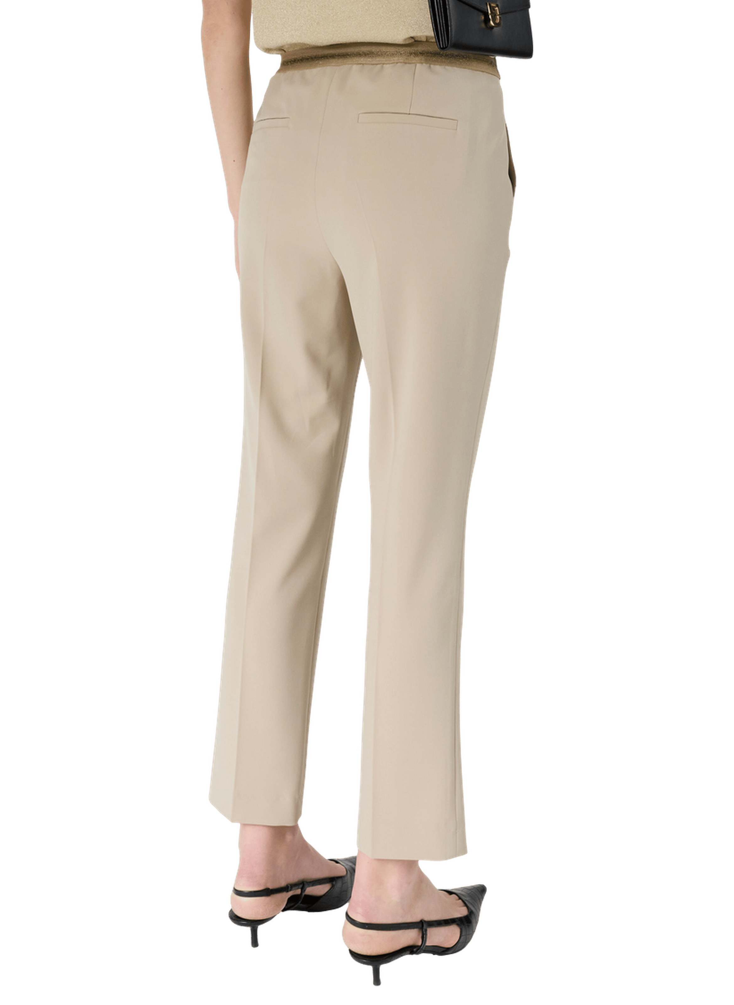 Pantalon de tailleur au dos élastiqué - ALYA GERARD DAREL Beige