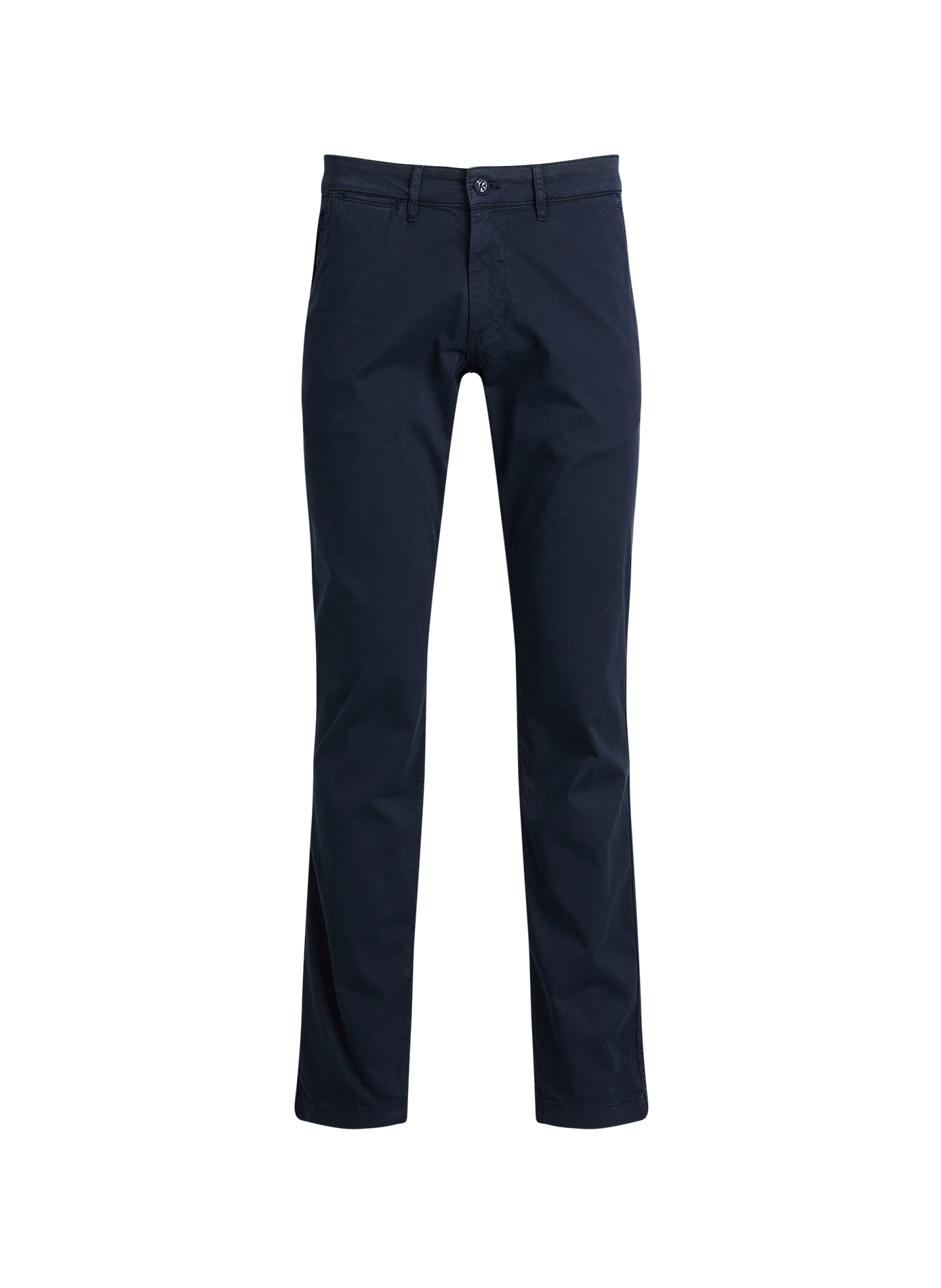Pantalon droit chino uni EDEN PARK Bleu