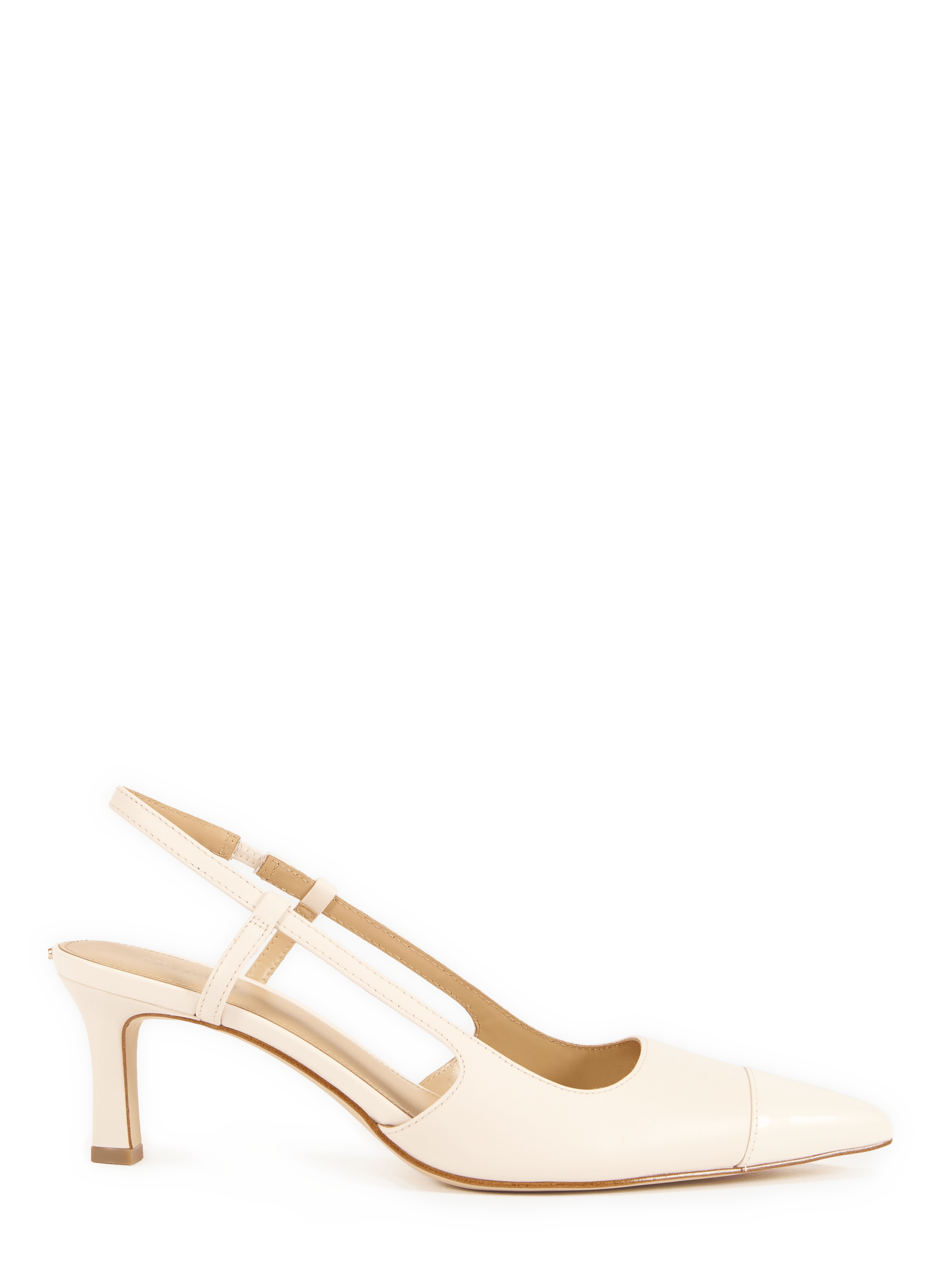 Sling-back Alora en cuir mélangé MICHAEL KORS White