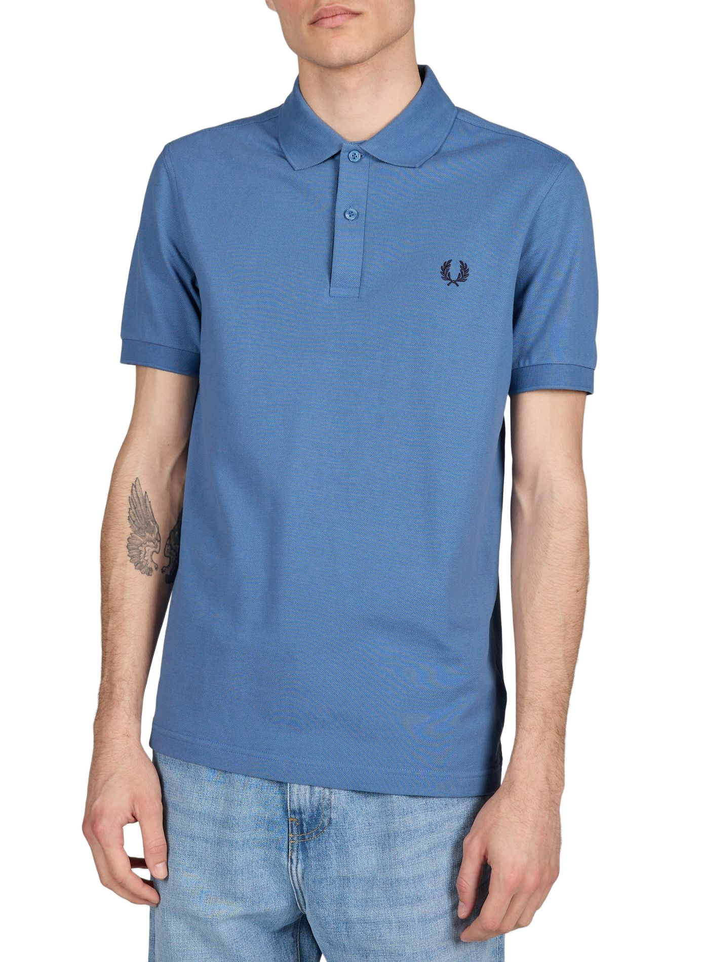 Polo in cotone piqué FRED PERRY Blu