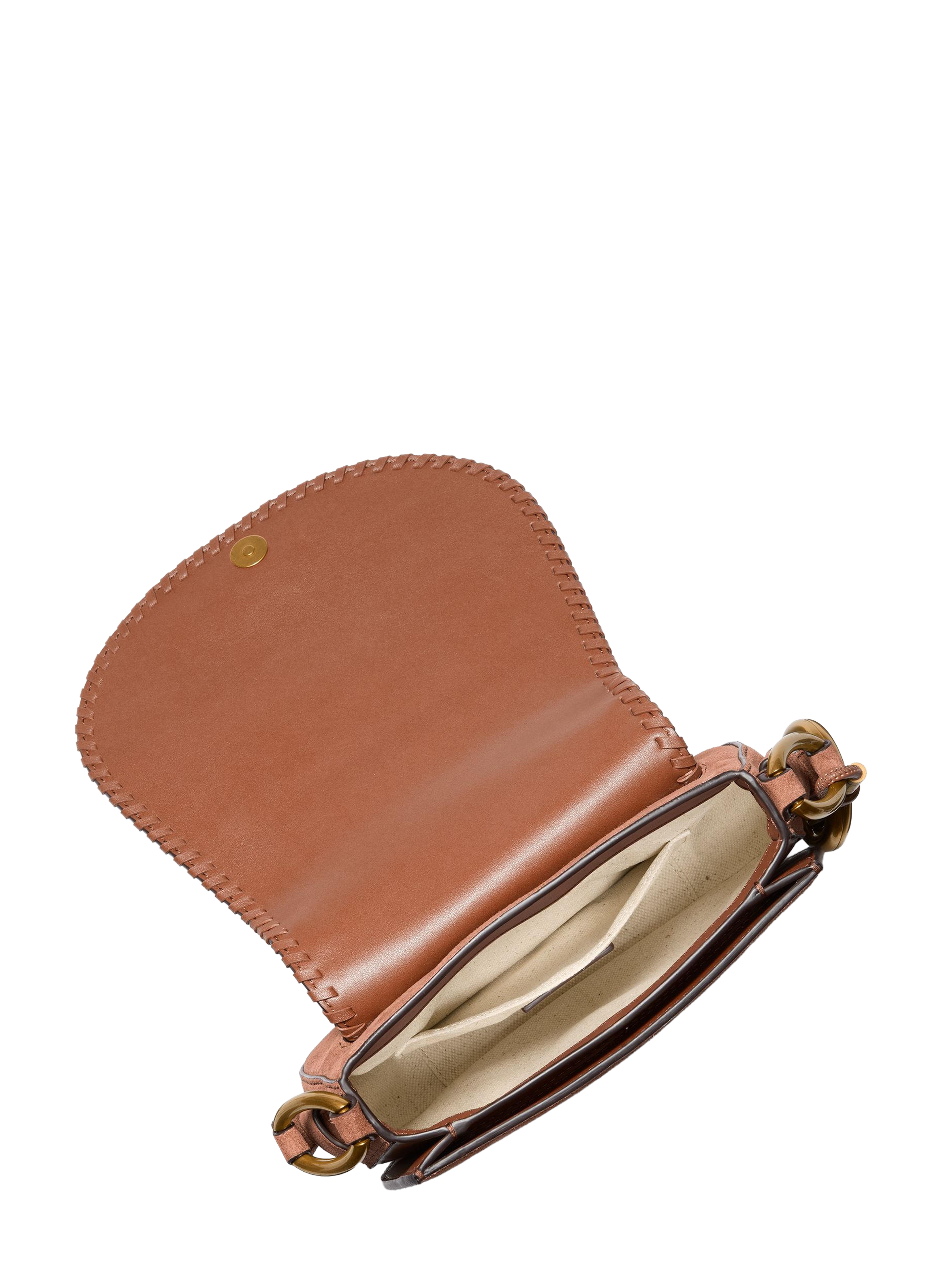 Sacoche Josie M en daim MICHAEL KORS Marron