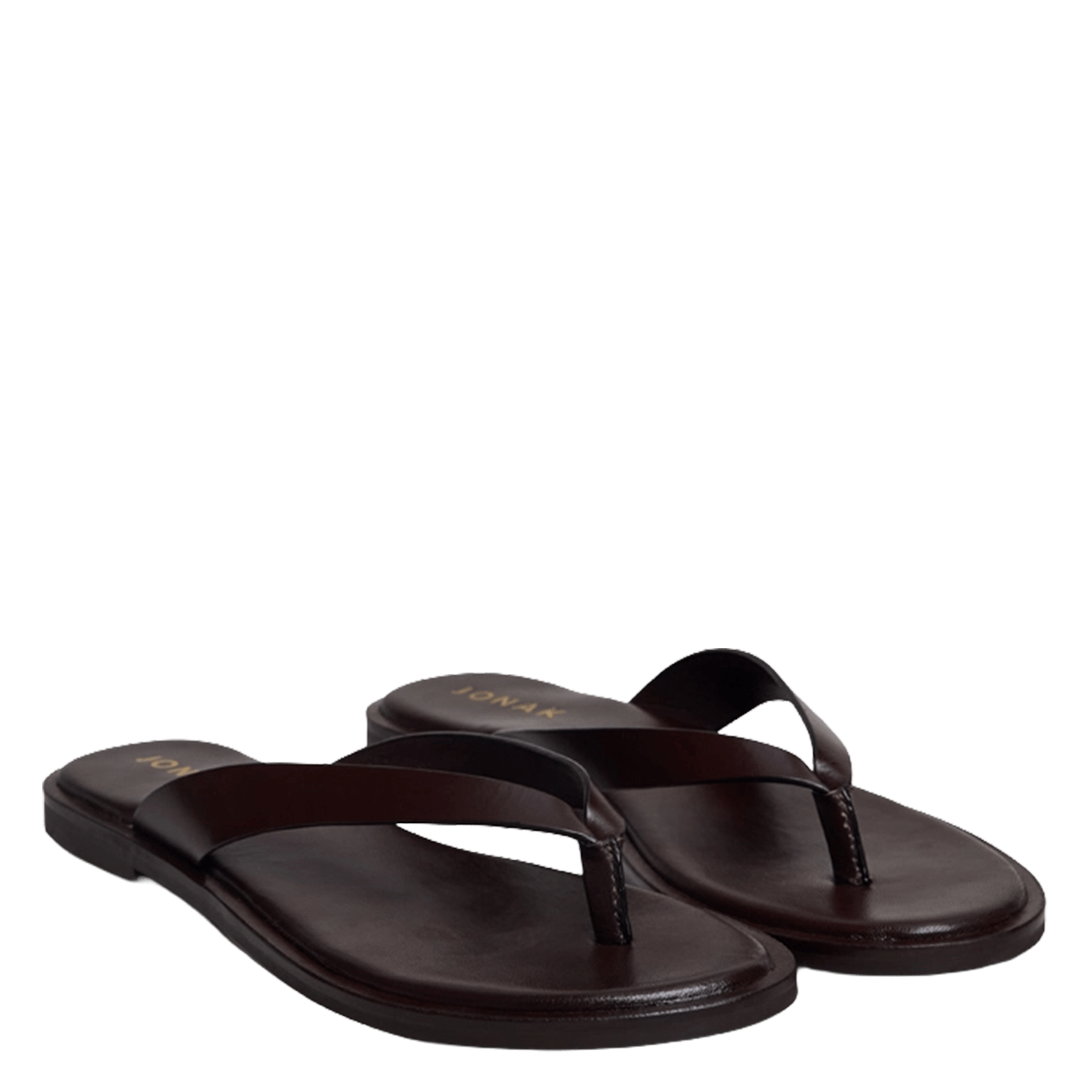 Plagette en cuir witty JONAK Marron