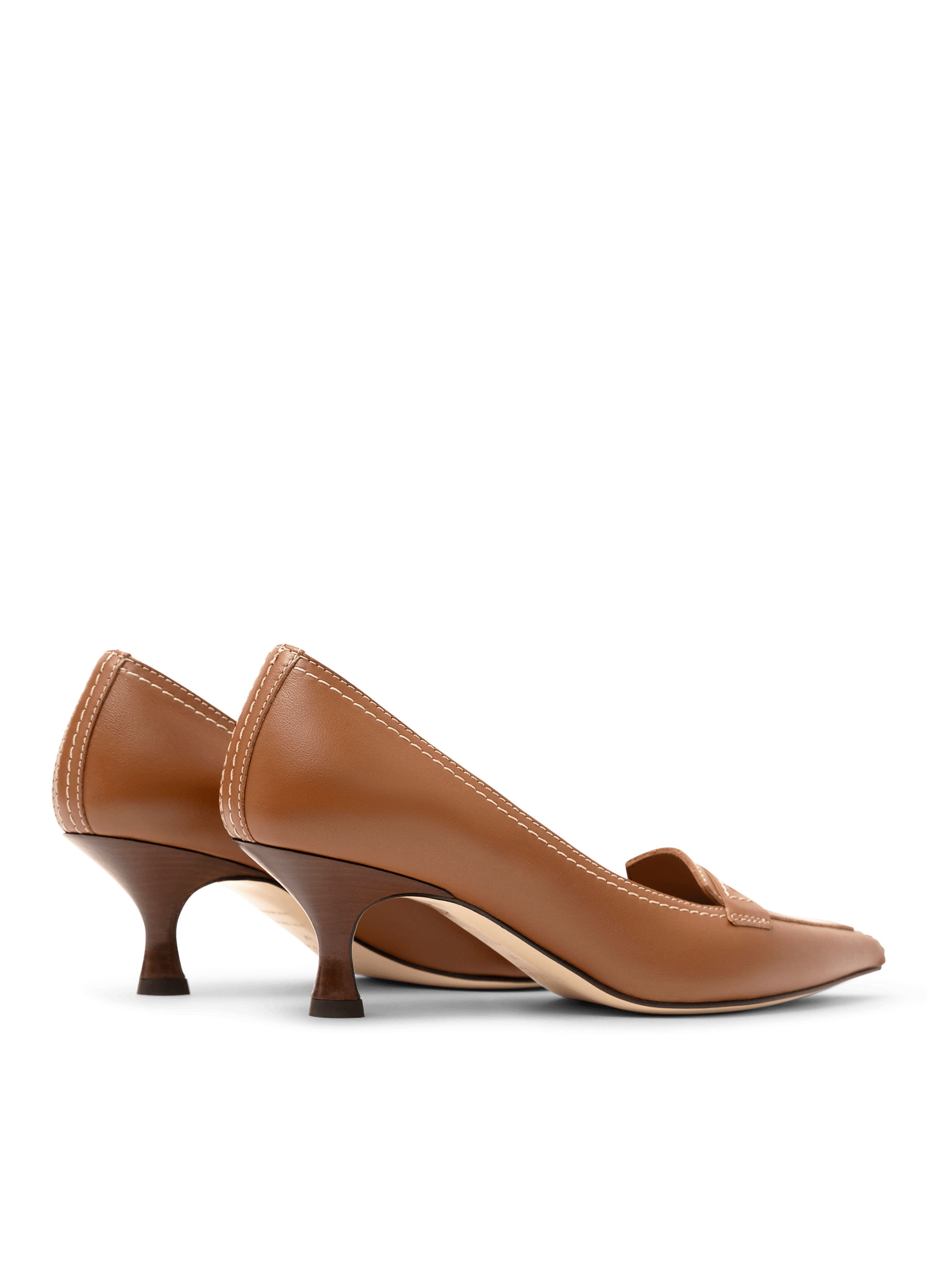 Mocassins moino en veau PARALLELE Marron