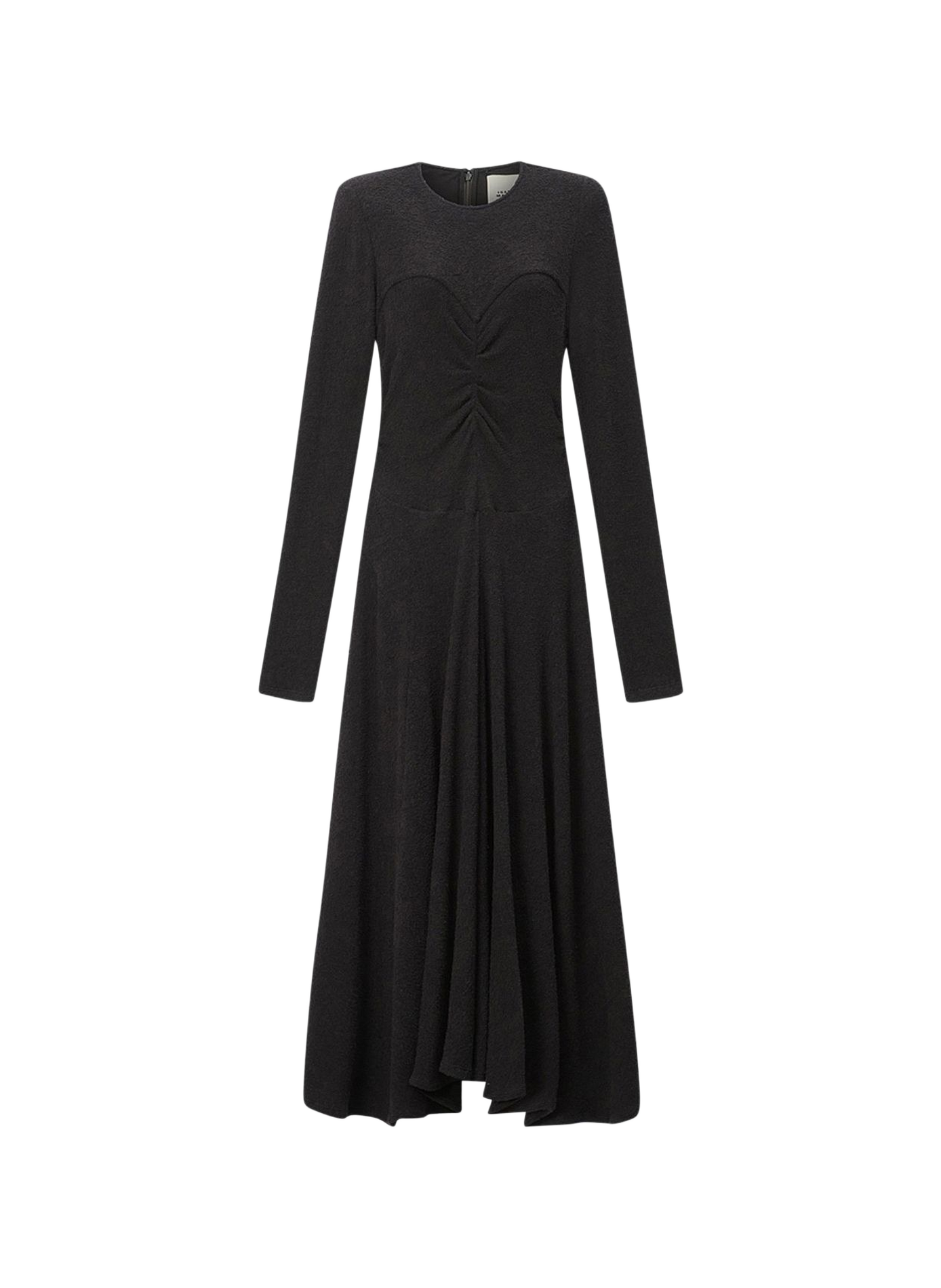 Flared and Asymmetrical Flora Dress ISABEL MARANT Black