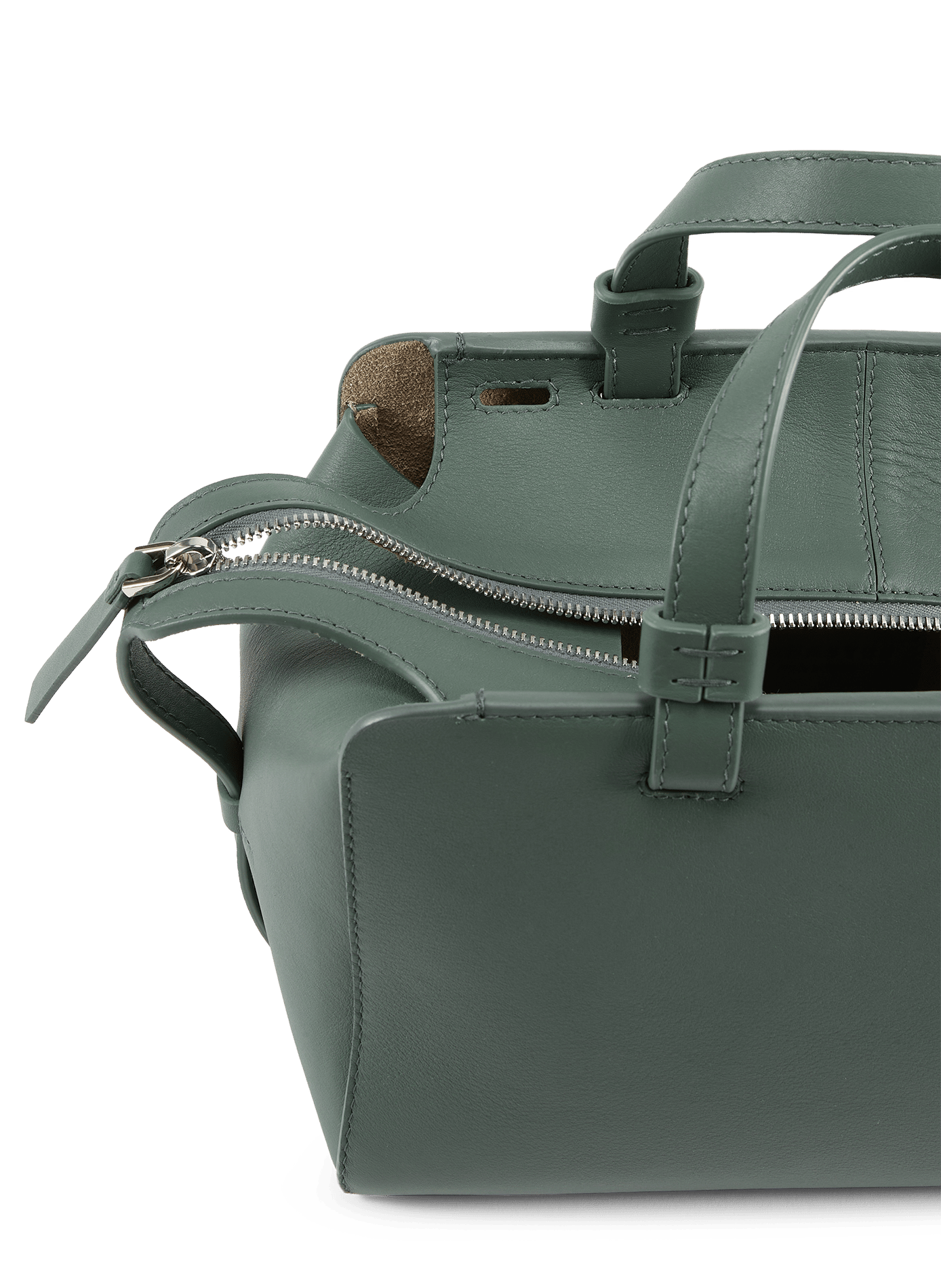 Borsa a mano in pelle BONASTRE Verde