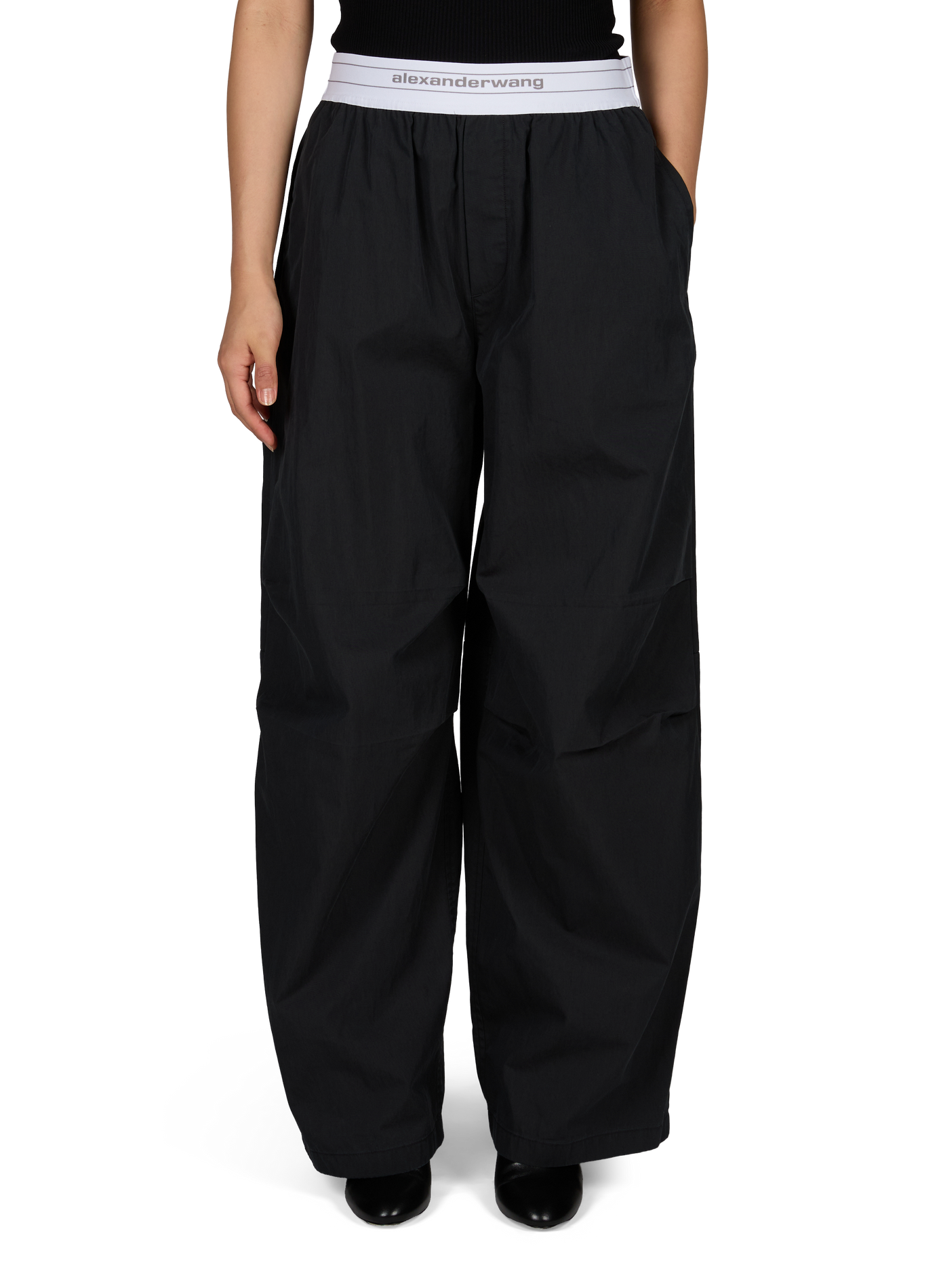 Wijde broek ALEXANDER WANG Zwart