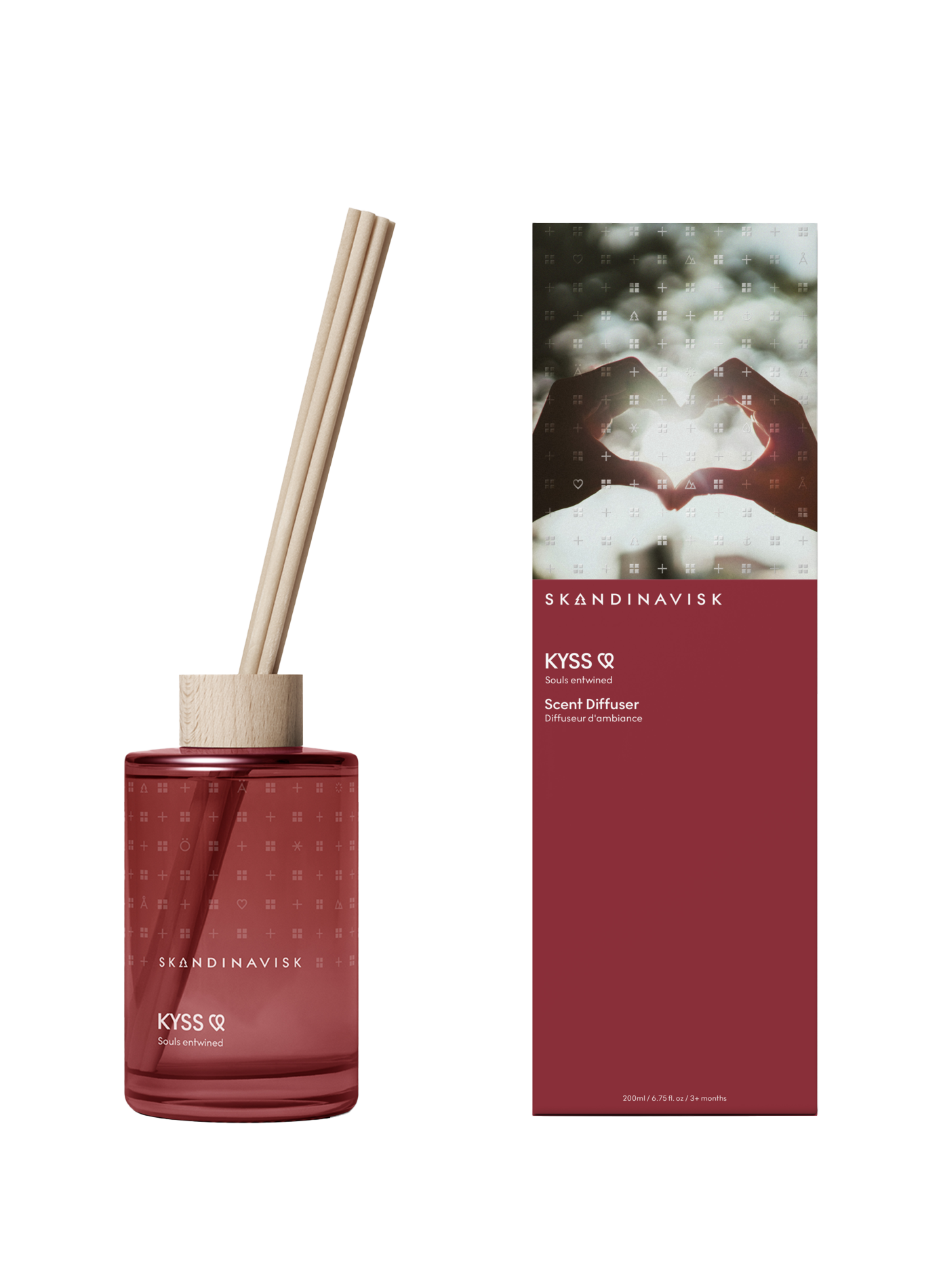 Diffuseur de parfum Kyss 200ml SKANDINAVISK Rouge